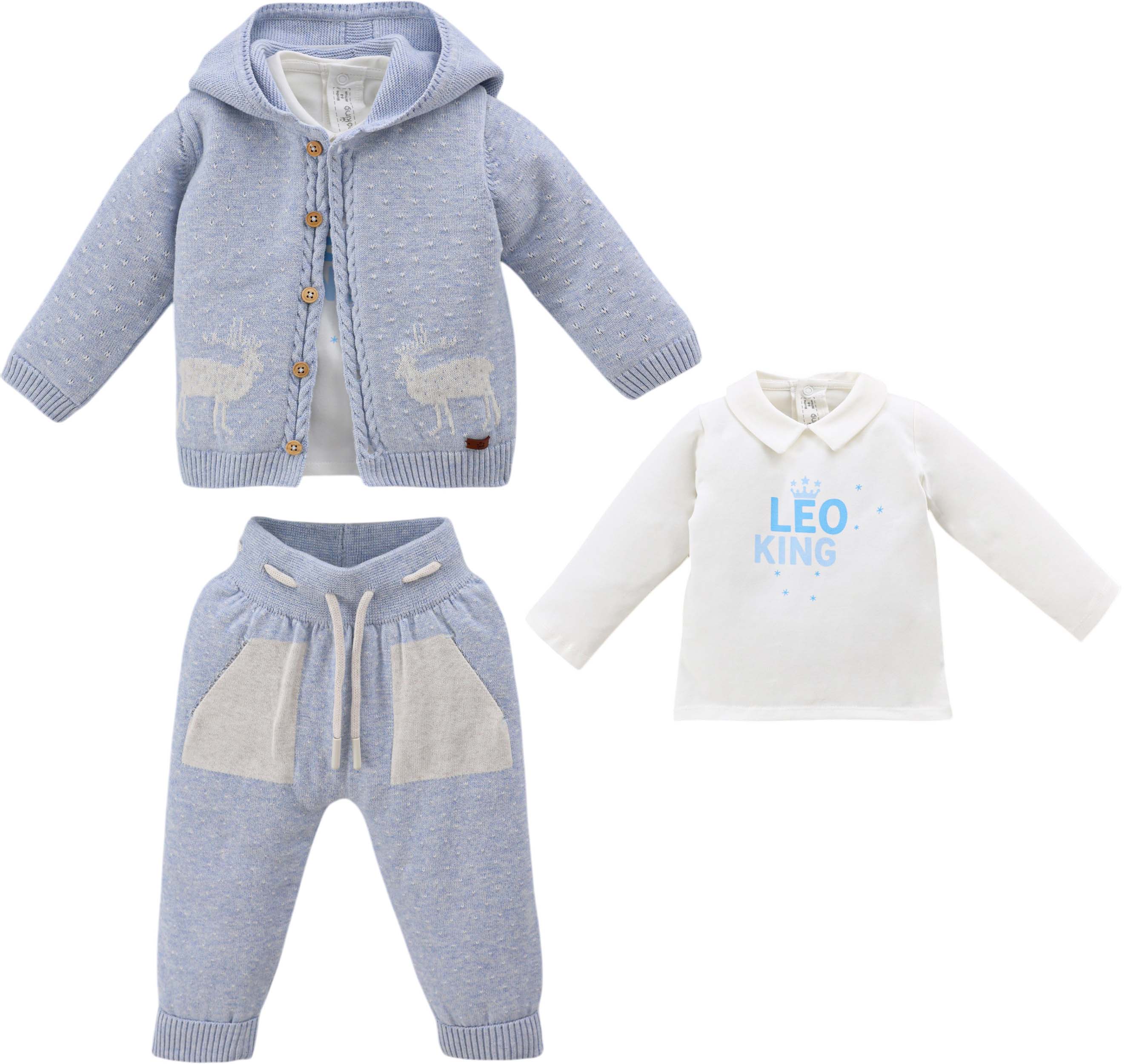 Set sweater+sweater+pants