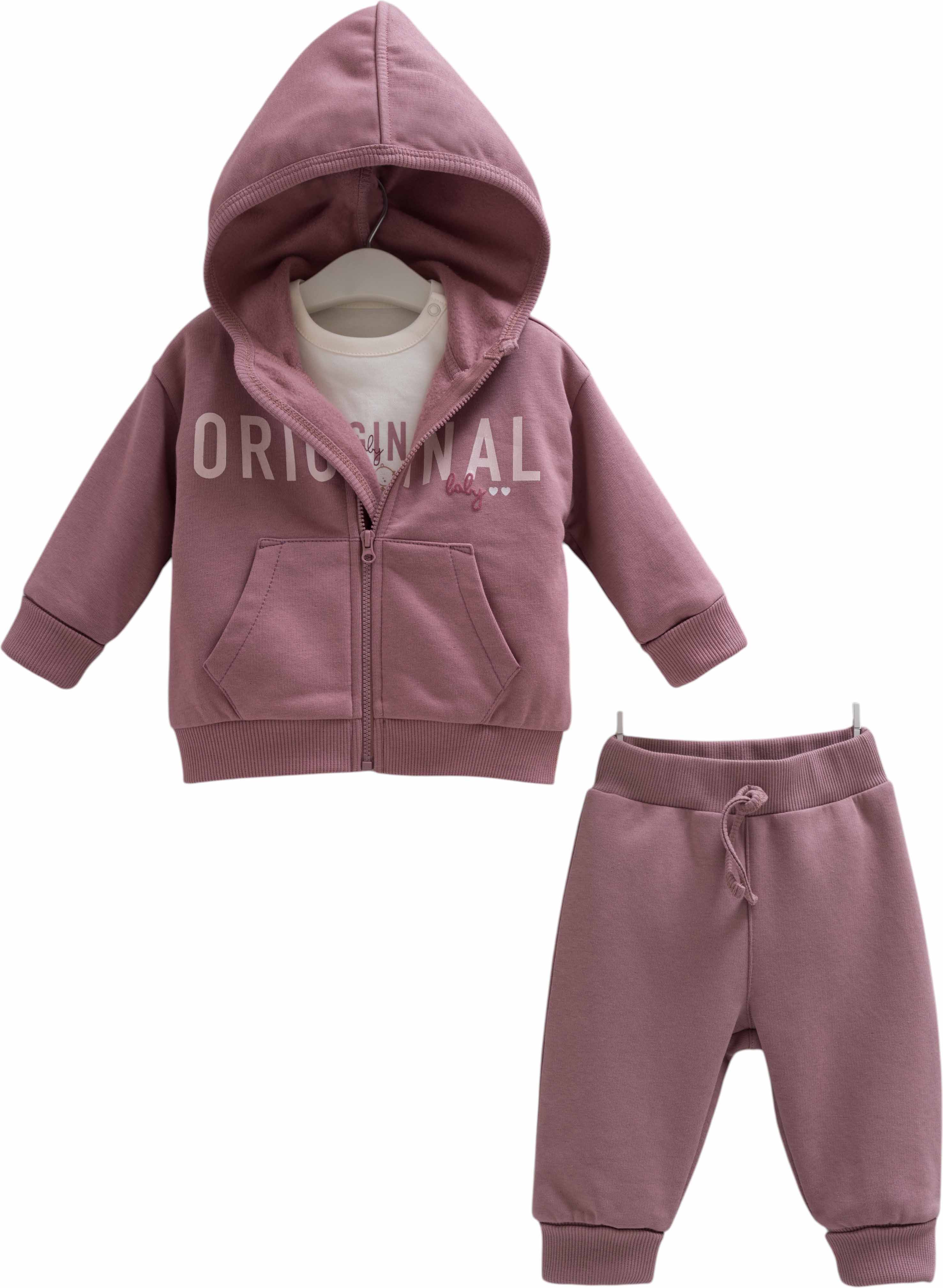 Sweatshirt + Sweatshirt + Pants Set, BASIC GIRL Series