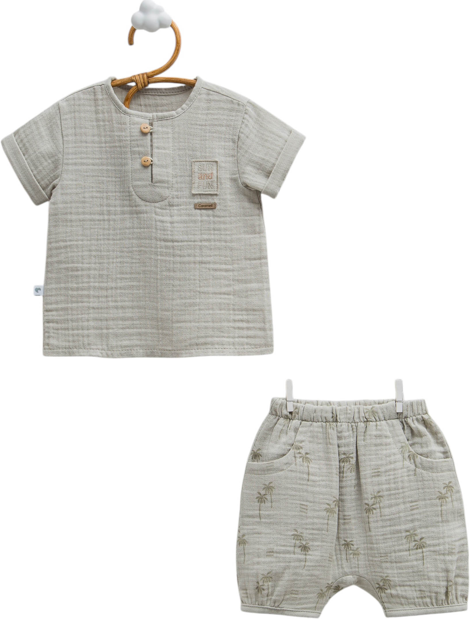 Set T-shirt+shorts, series FREE BOY. (Ready)