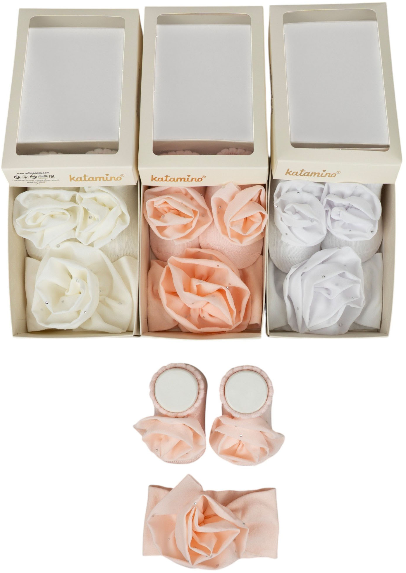 Set headband+booties Similay Set headband+booties Similay