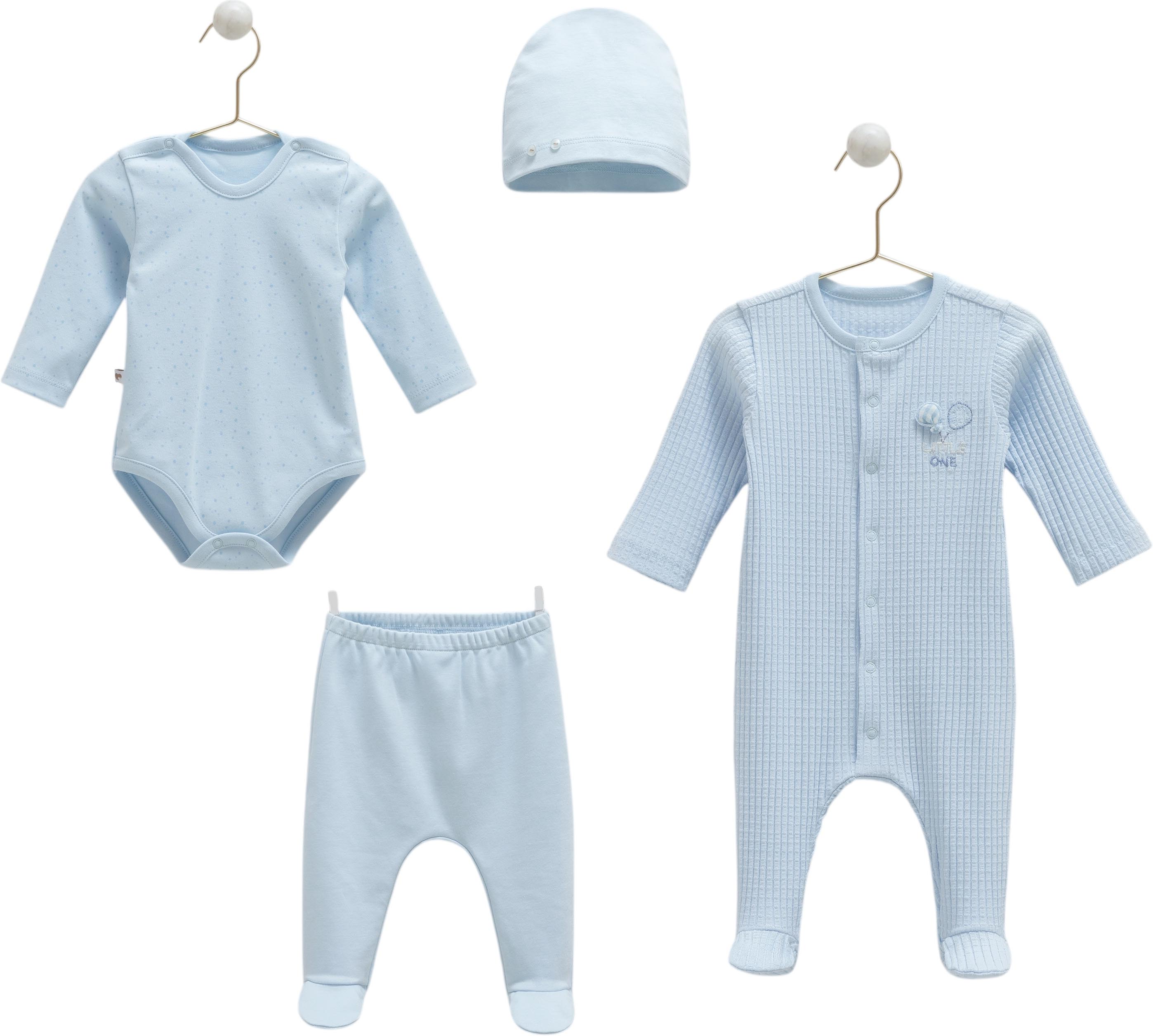 Set 4 items, series SOFT COLOUR