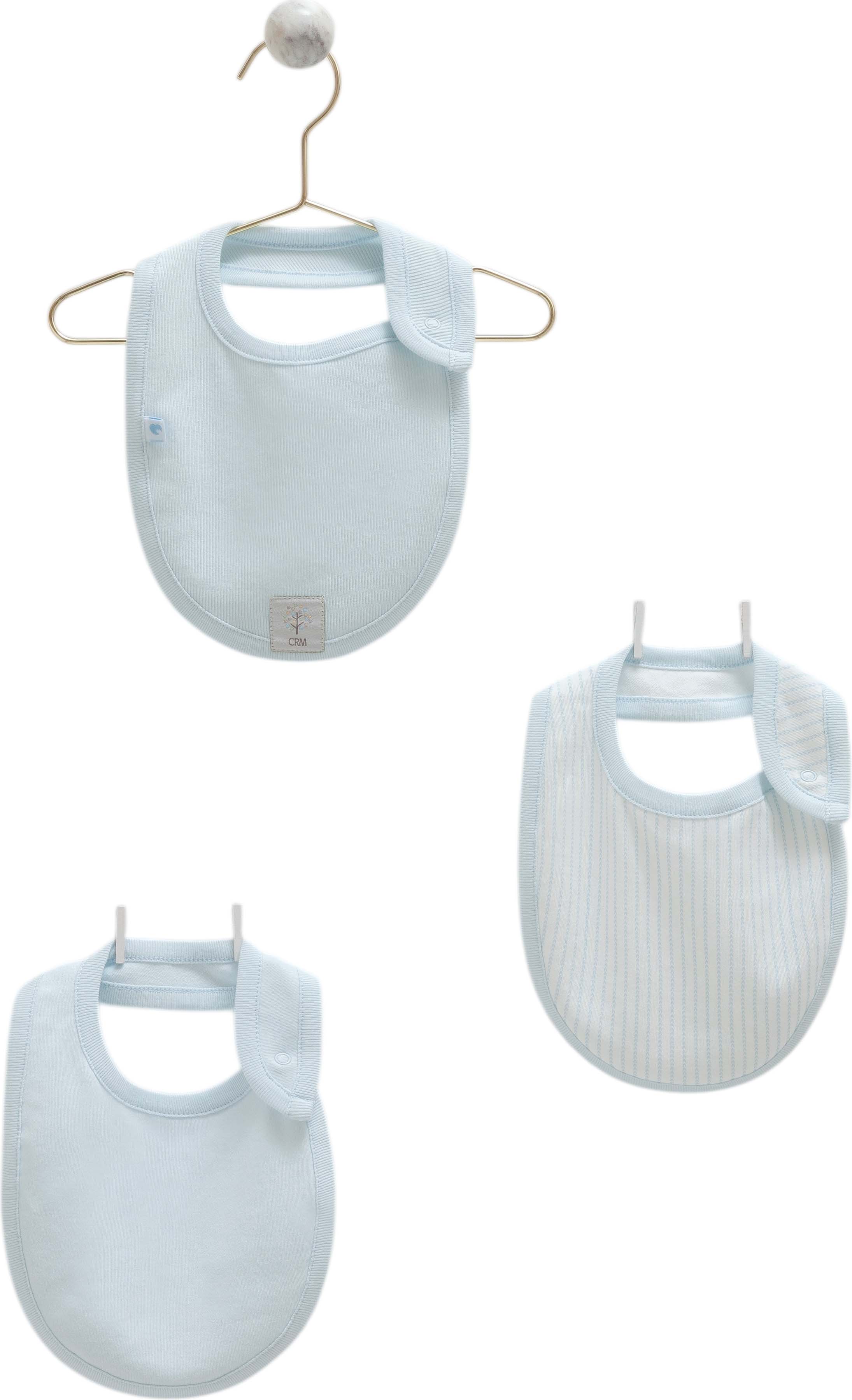 Bibs set 3pcs (pack of 4 sets), series HELLO FOREST