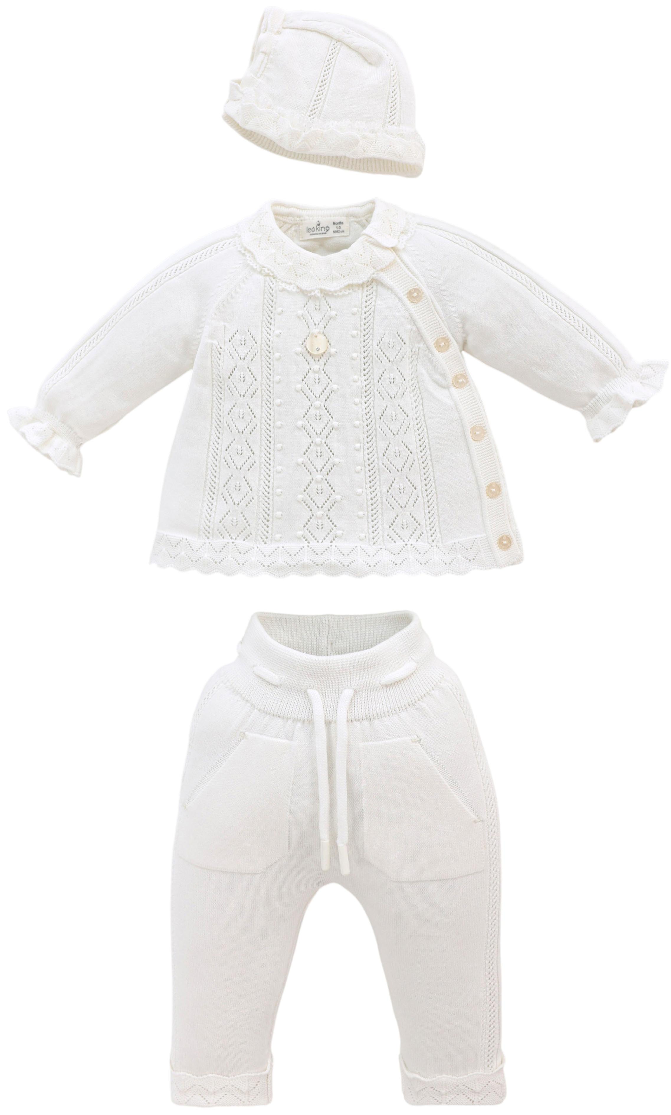 Set sweater+pants+hat