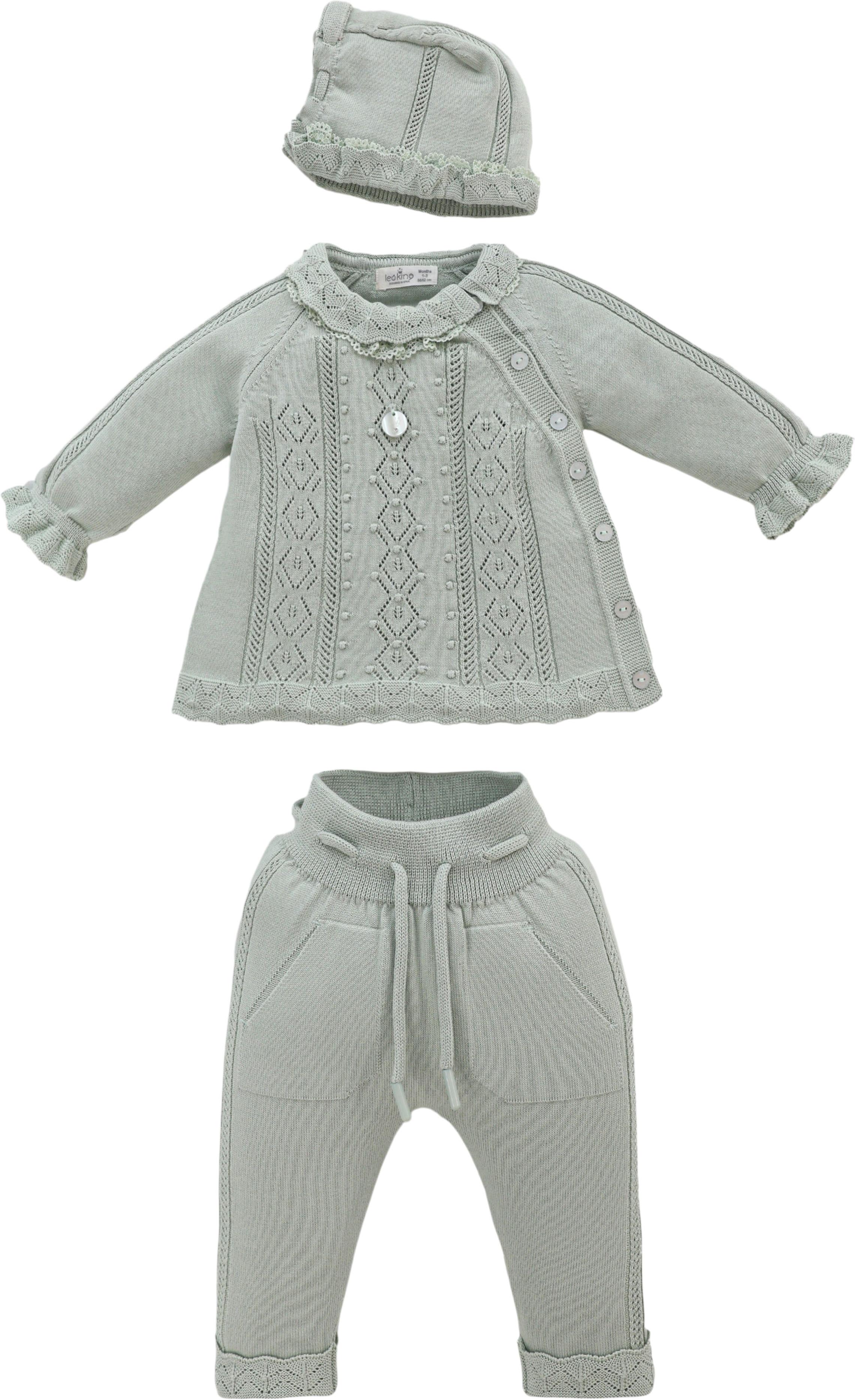 Set sweater+pants+hat