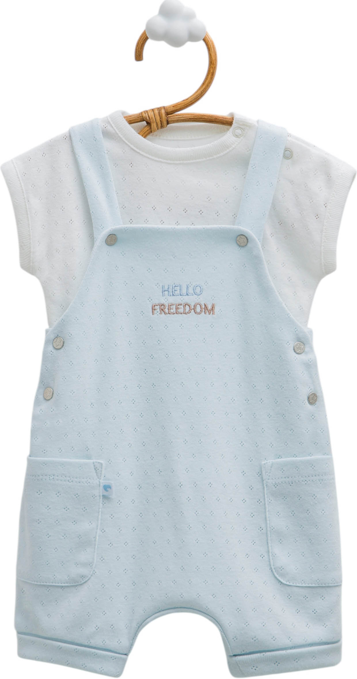 Set T-shirt+overalls, series HELLO BOY. (Expected 19.12.2025)