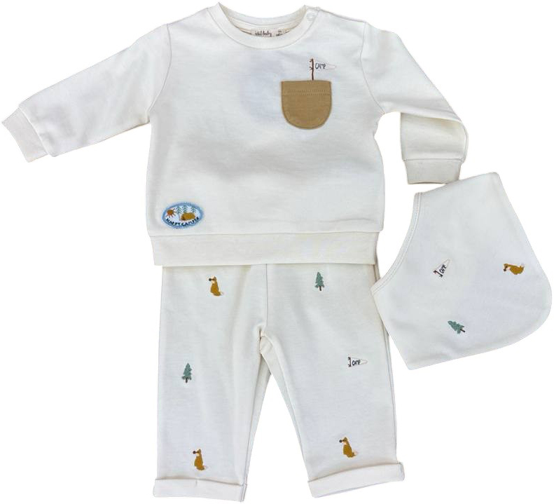 Set sweater+pants+bib