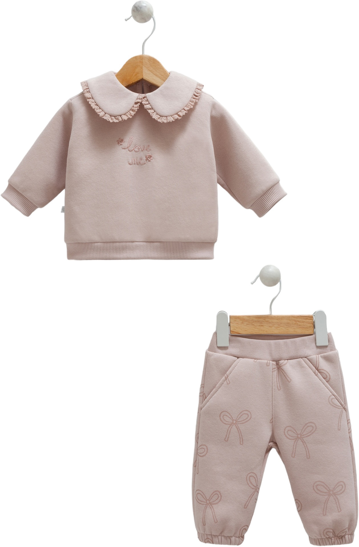 Set sweater+pants, series NEW WINTER GIRL RIBBON