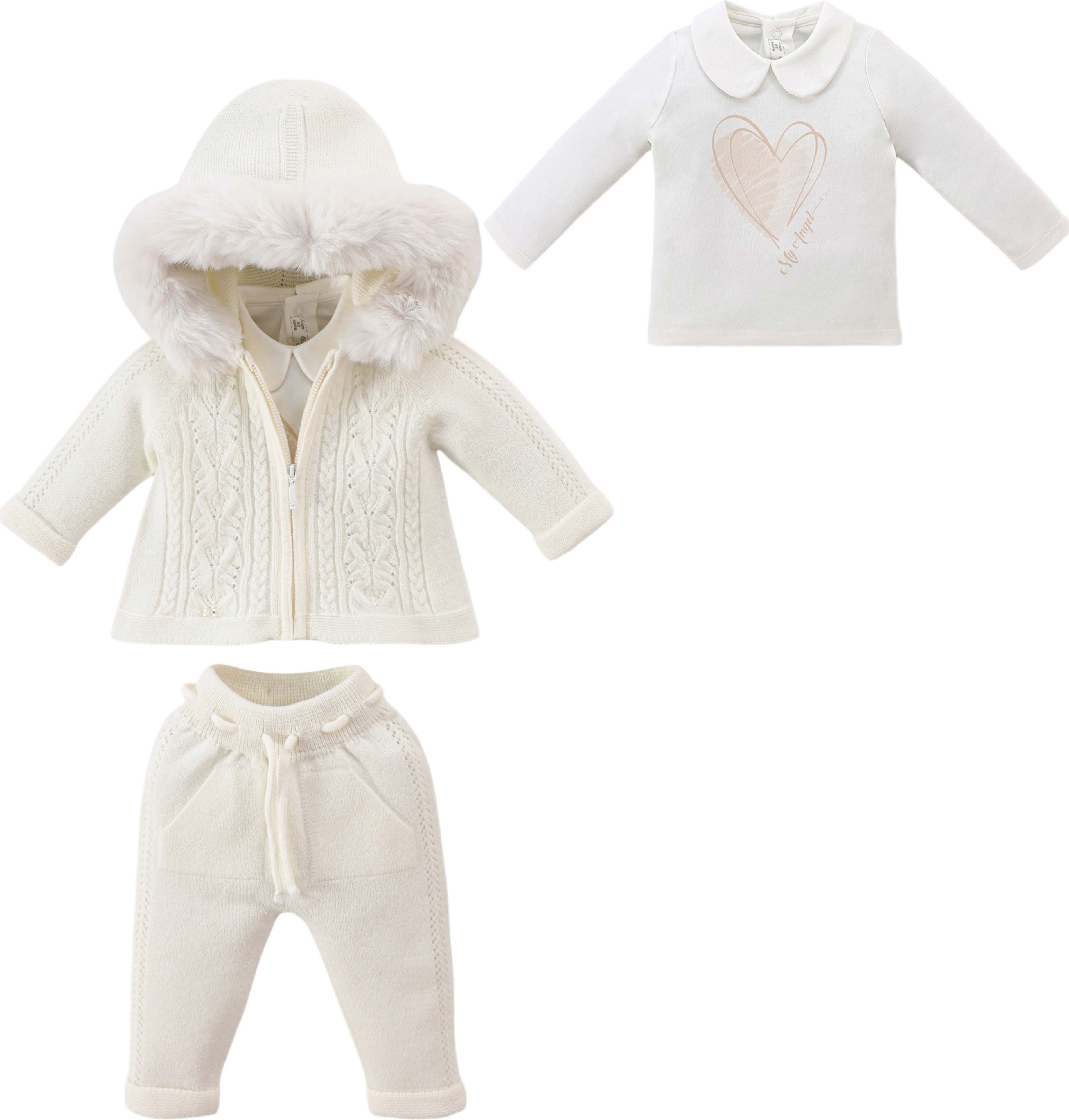 Set sweater+sweater+pants