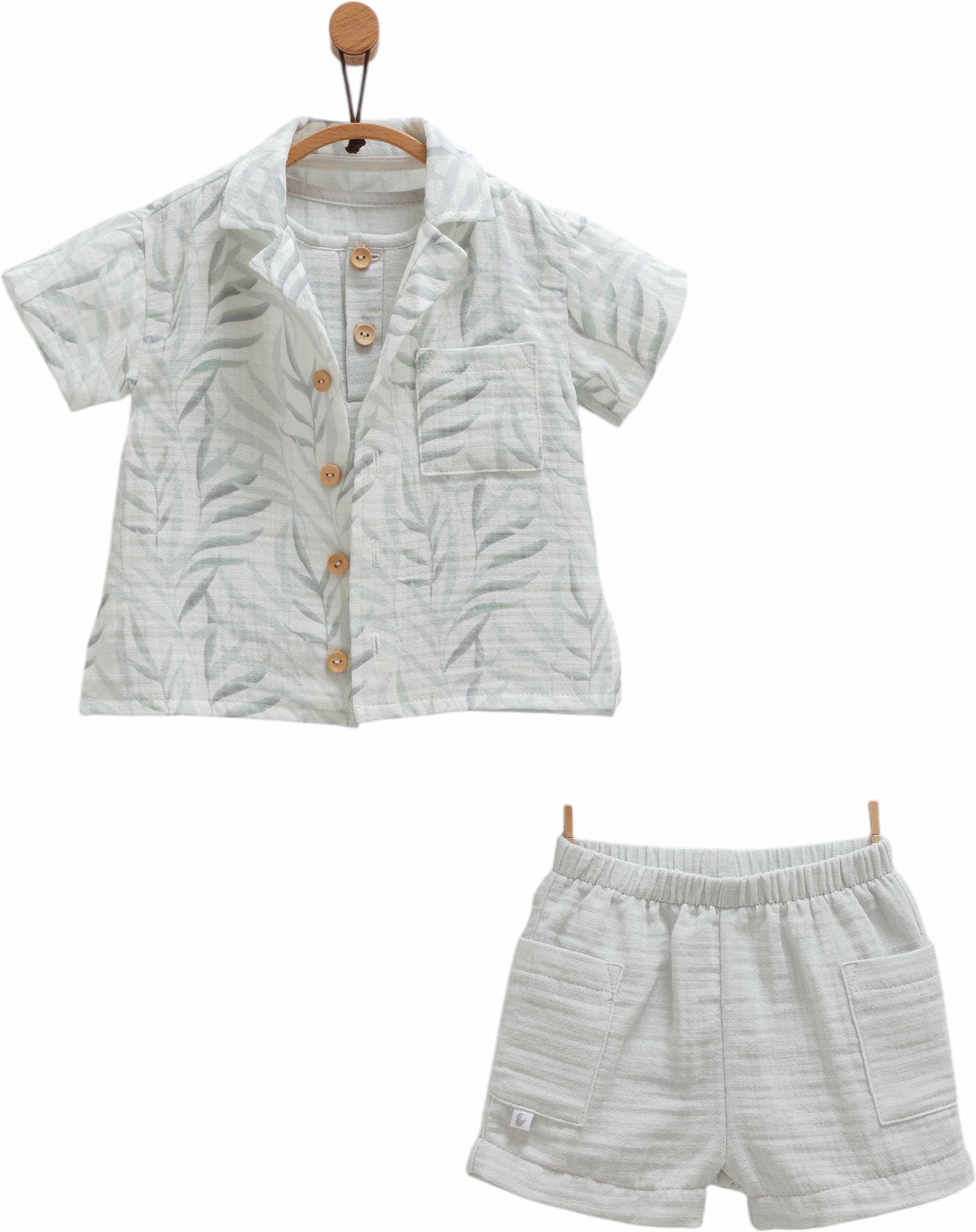 Set shirt+tank top+shorts, series LITTLE BOY. (Ready)