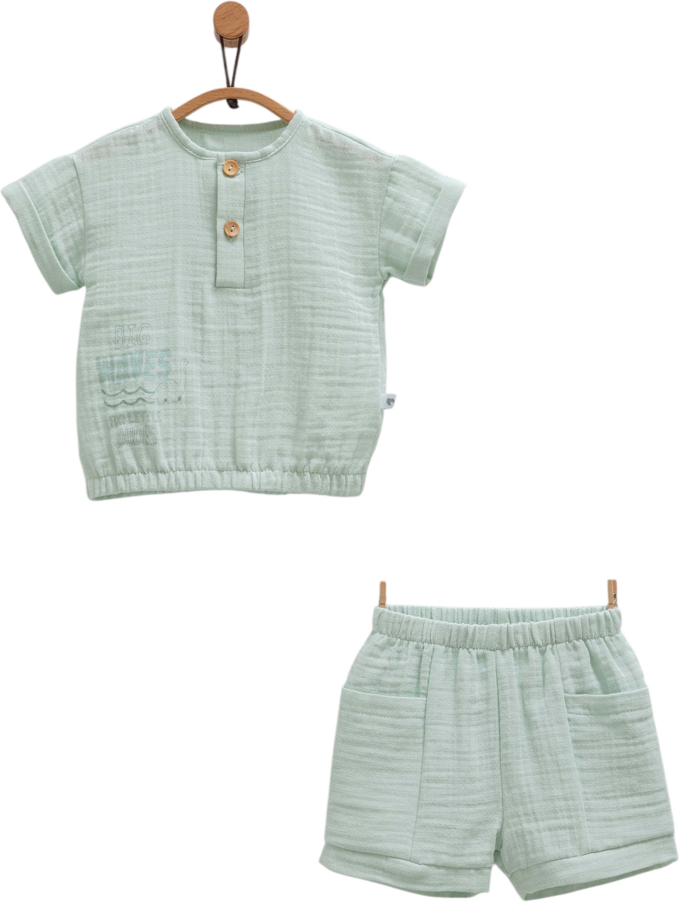 Set T-shirt+shorts, series LITTLE BOY. (Ready)