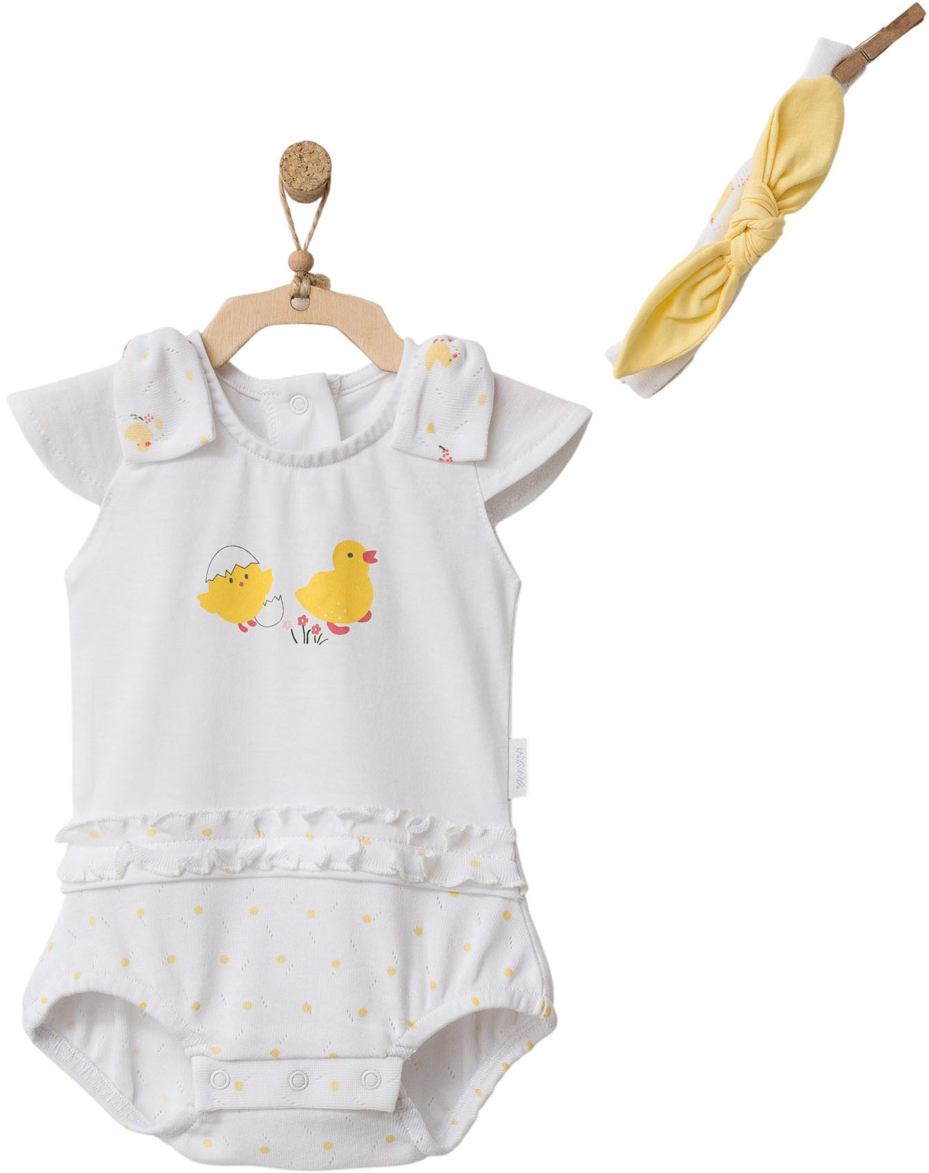 Overalls+headband, series HAPPY CHICKY