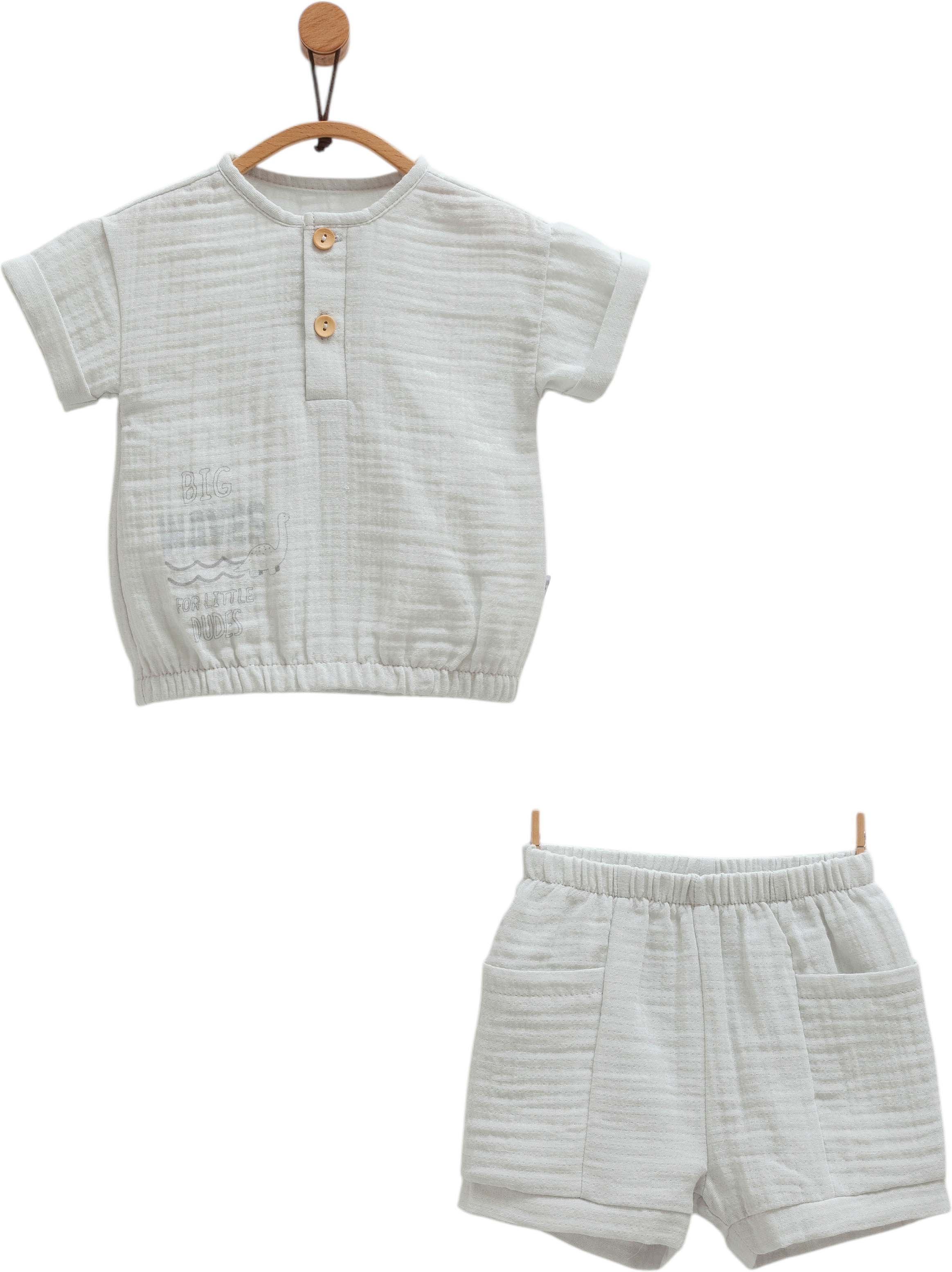 Set T-shirt+shorts, series LITTLE BOY. (Ready)