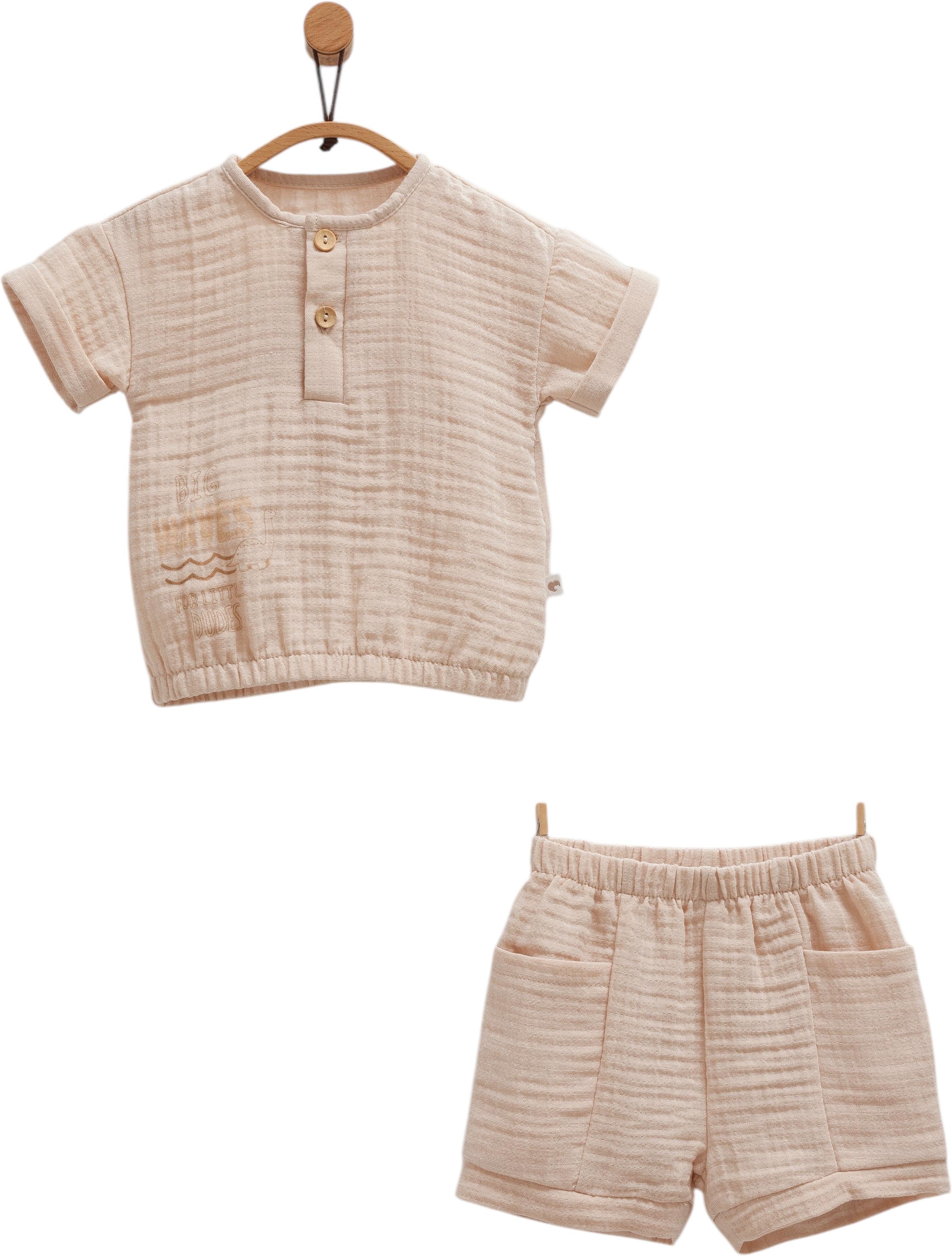 Set T-shirt+shorts, series LITTLE BOY. (Ready)