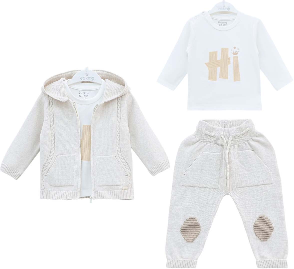 Set sweater+sweater+pants