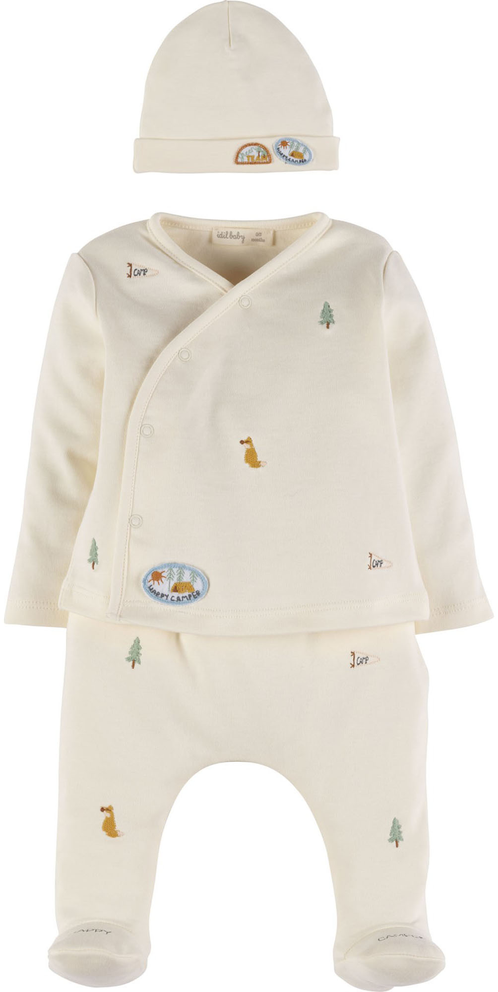 Set Loose jacket+pants+hat