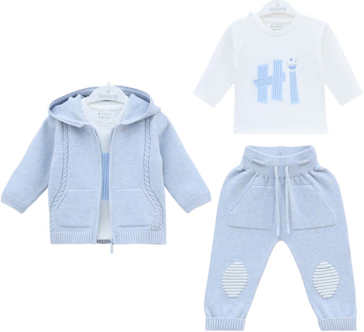 Set sweater+sweater+pants