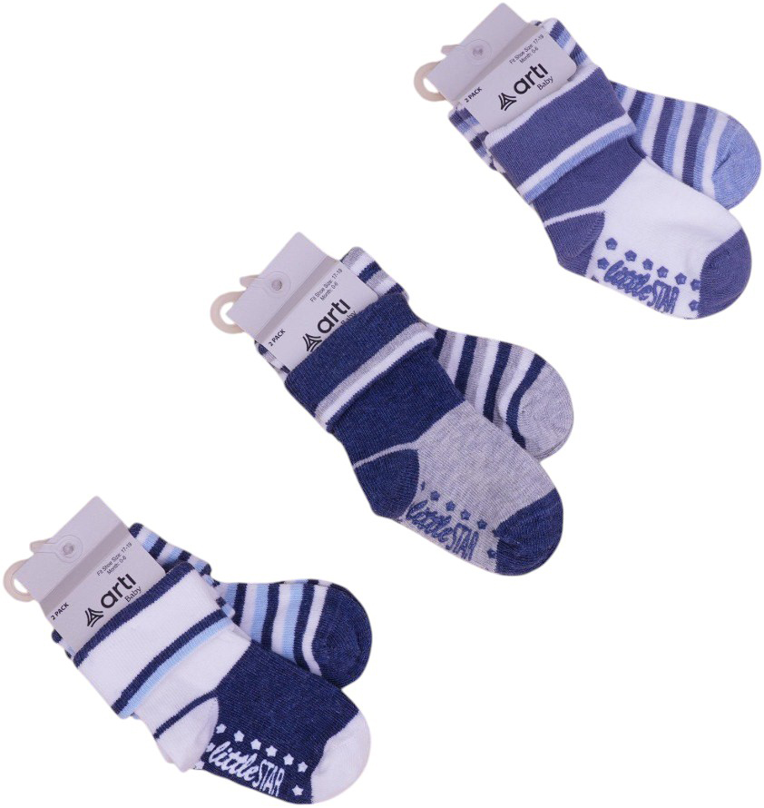 Socks cotton set 2 pairs (pack of 6 sets) Luci