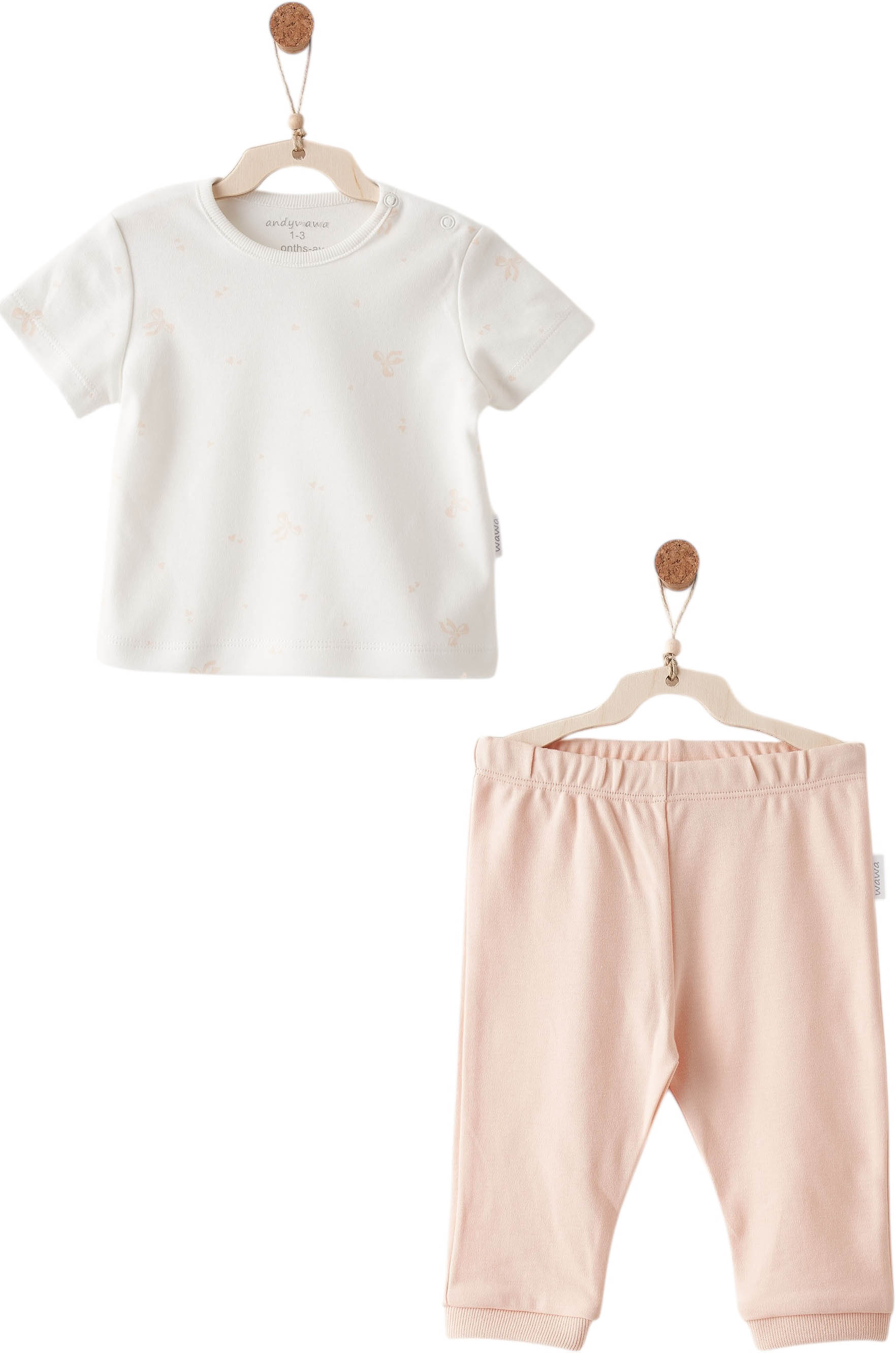 Set T-shirt + pants, series LITTLE SWAN LOVE. (Expected 25.03.2026)