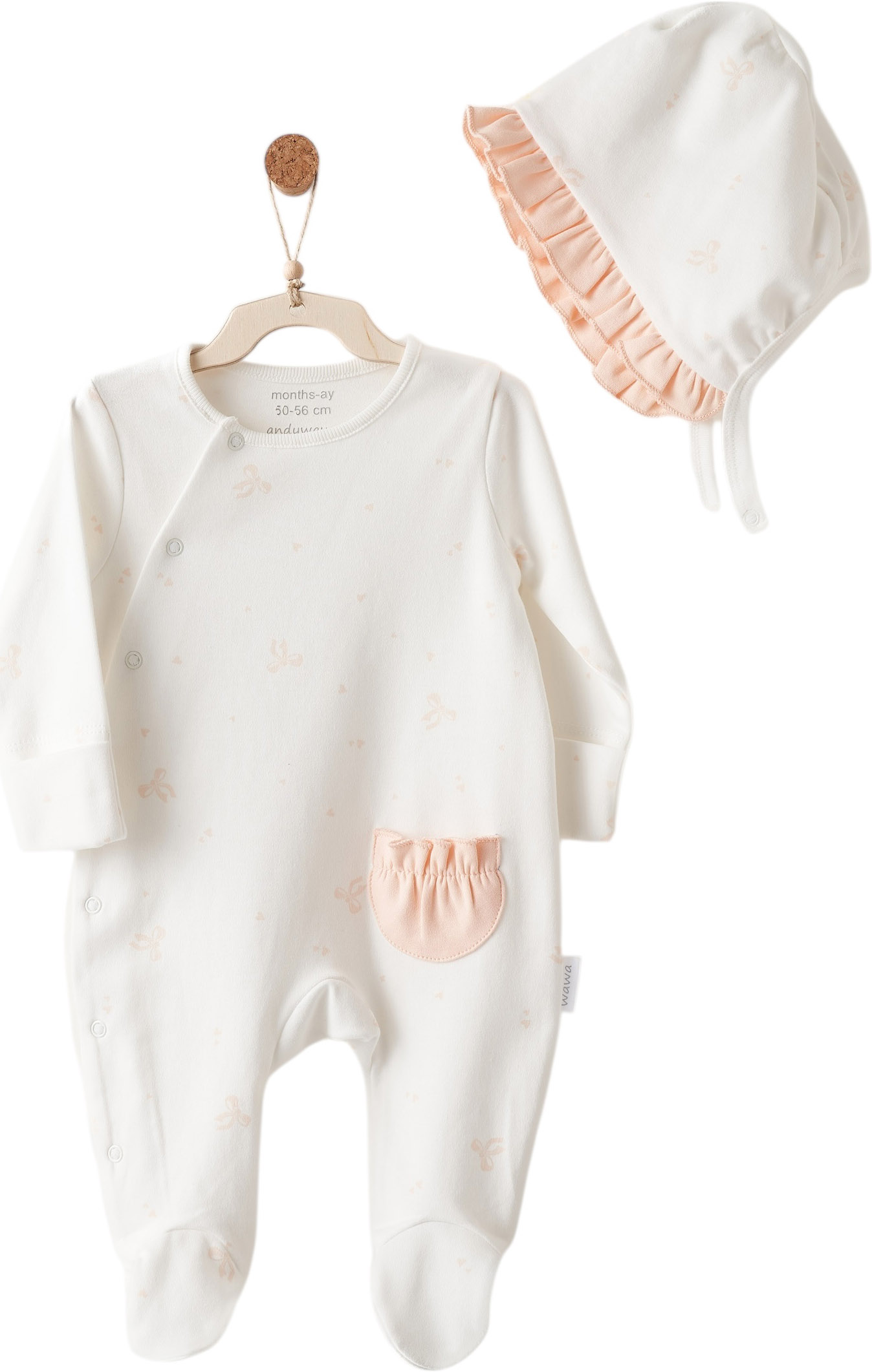 Overalls + hat, series LITTLE SWAN LOVE. (Expected on 03/25/2026) Overalls + hat, series LITTLE SWAN LOVE. (Expected on 03/25/2026)