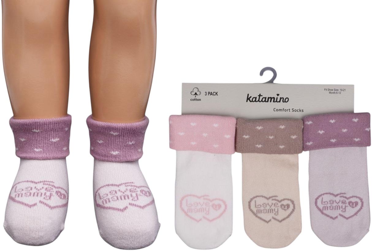 Socks cotton set 3 pairs (pack of 4 sets) Simba