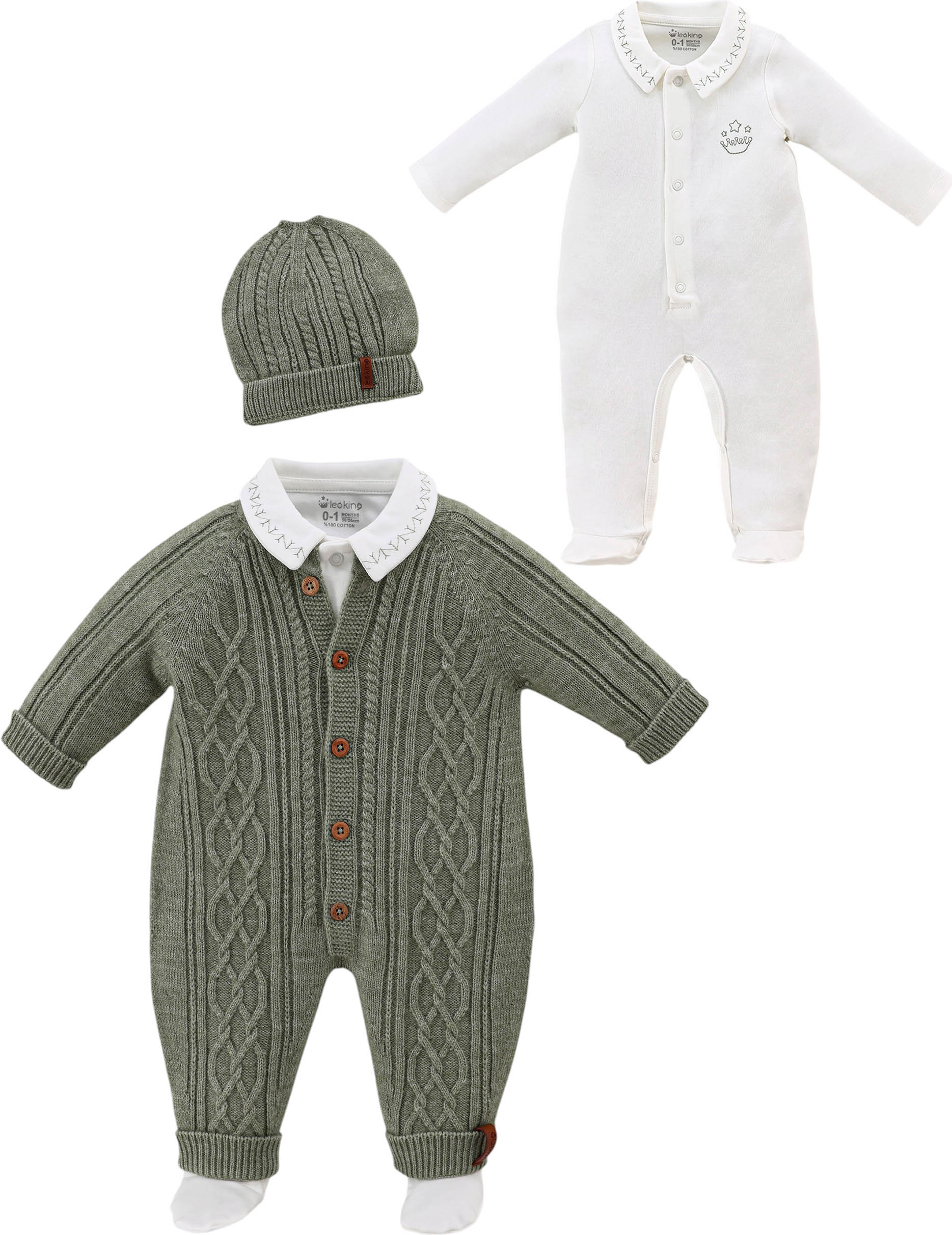Knitted overalls