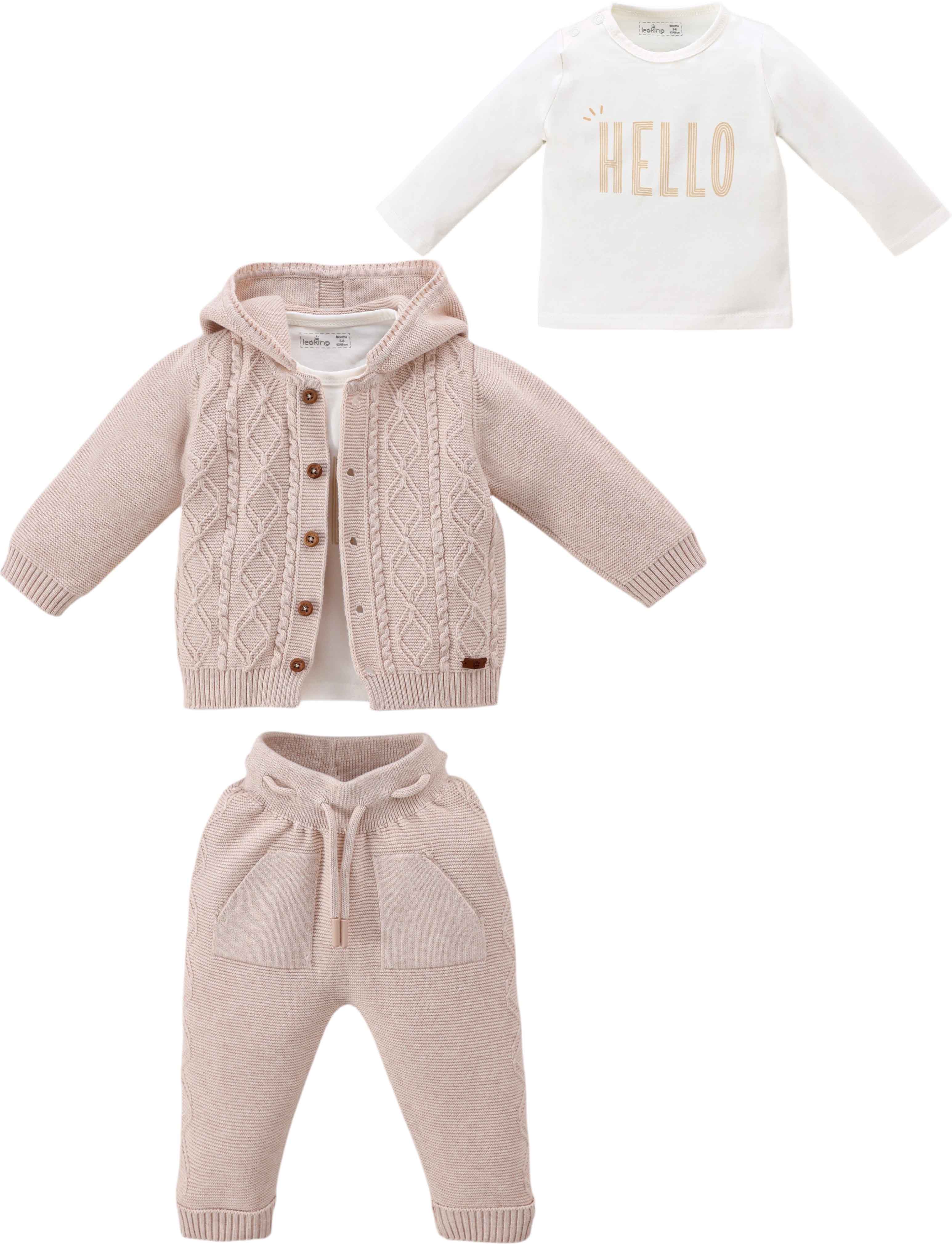 Set sweater+sweater+pants