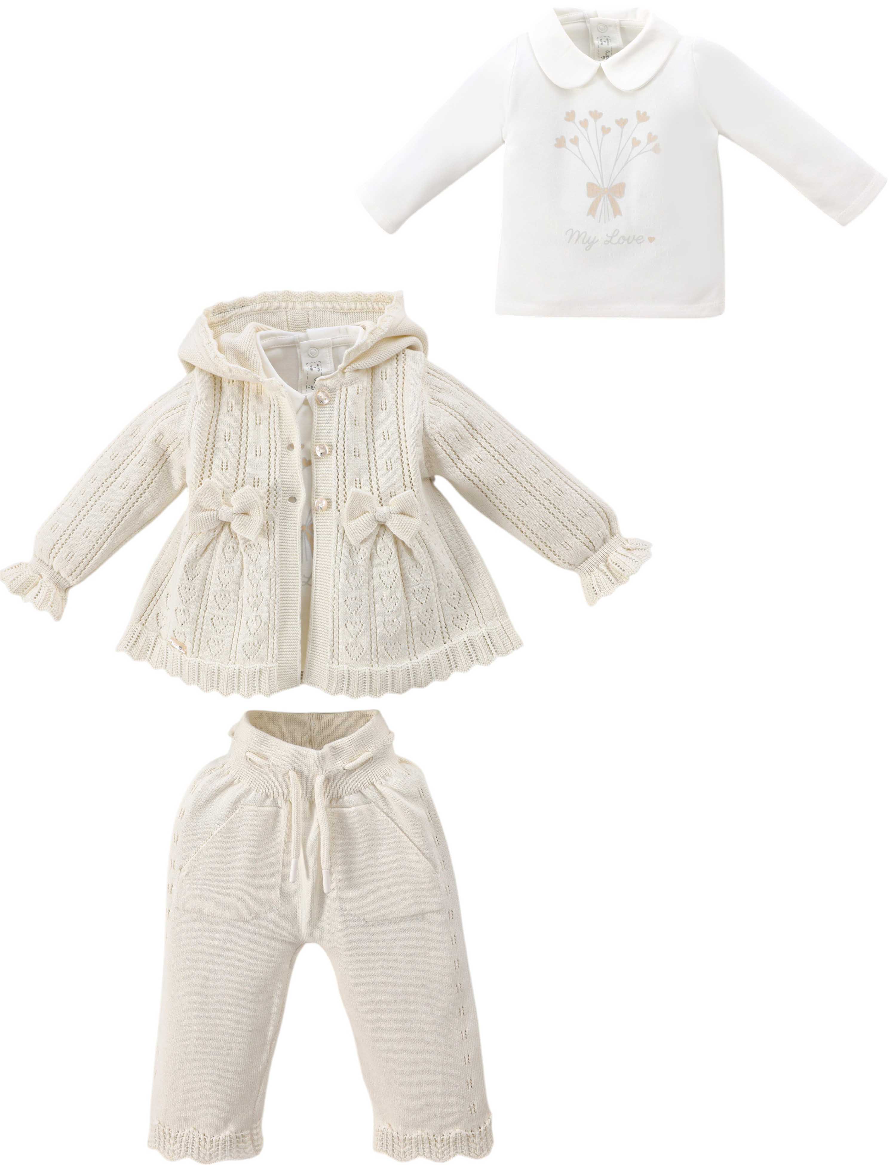 Set sweater+sweater+pants