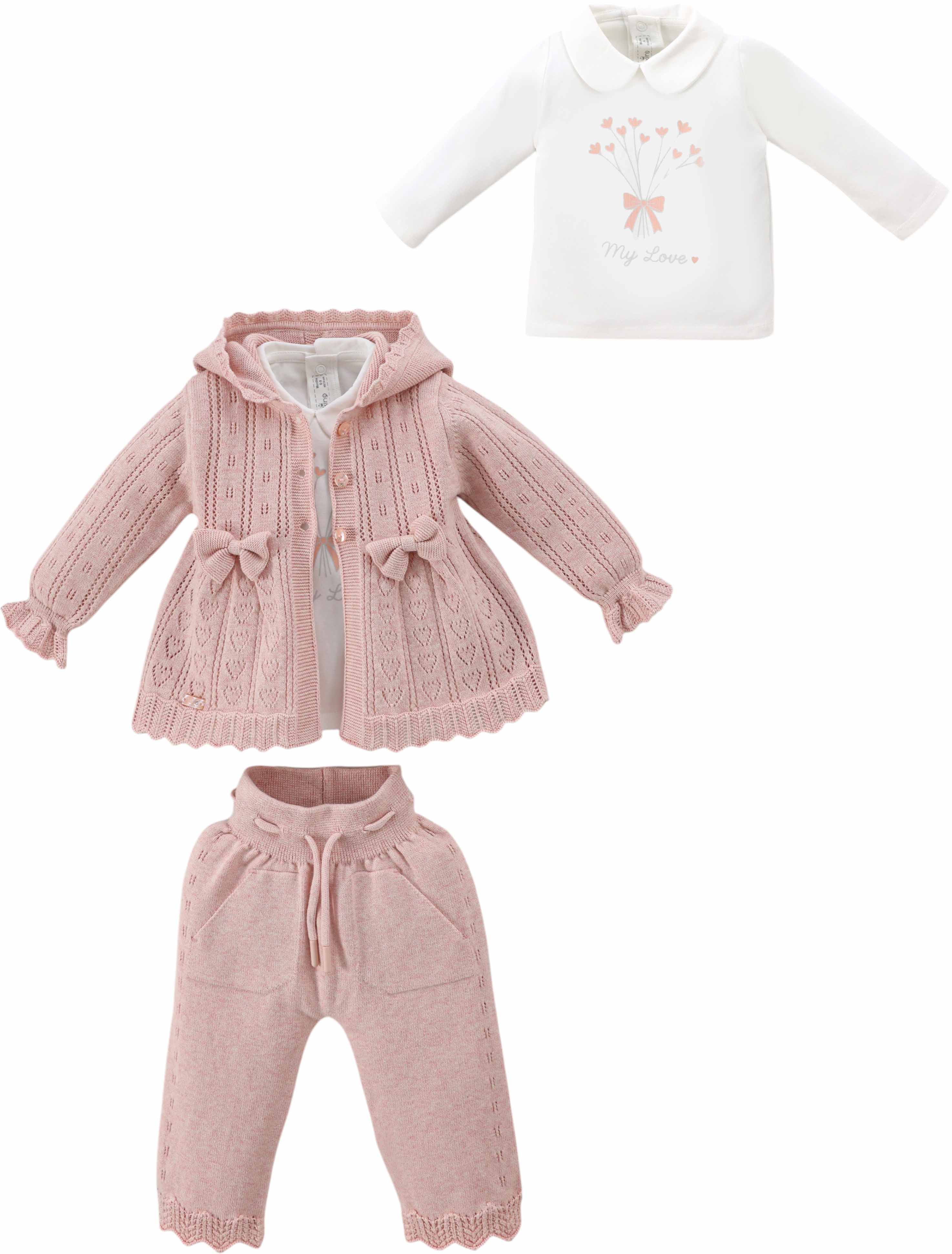 Set sweater+sweater+pants