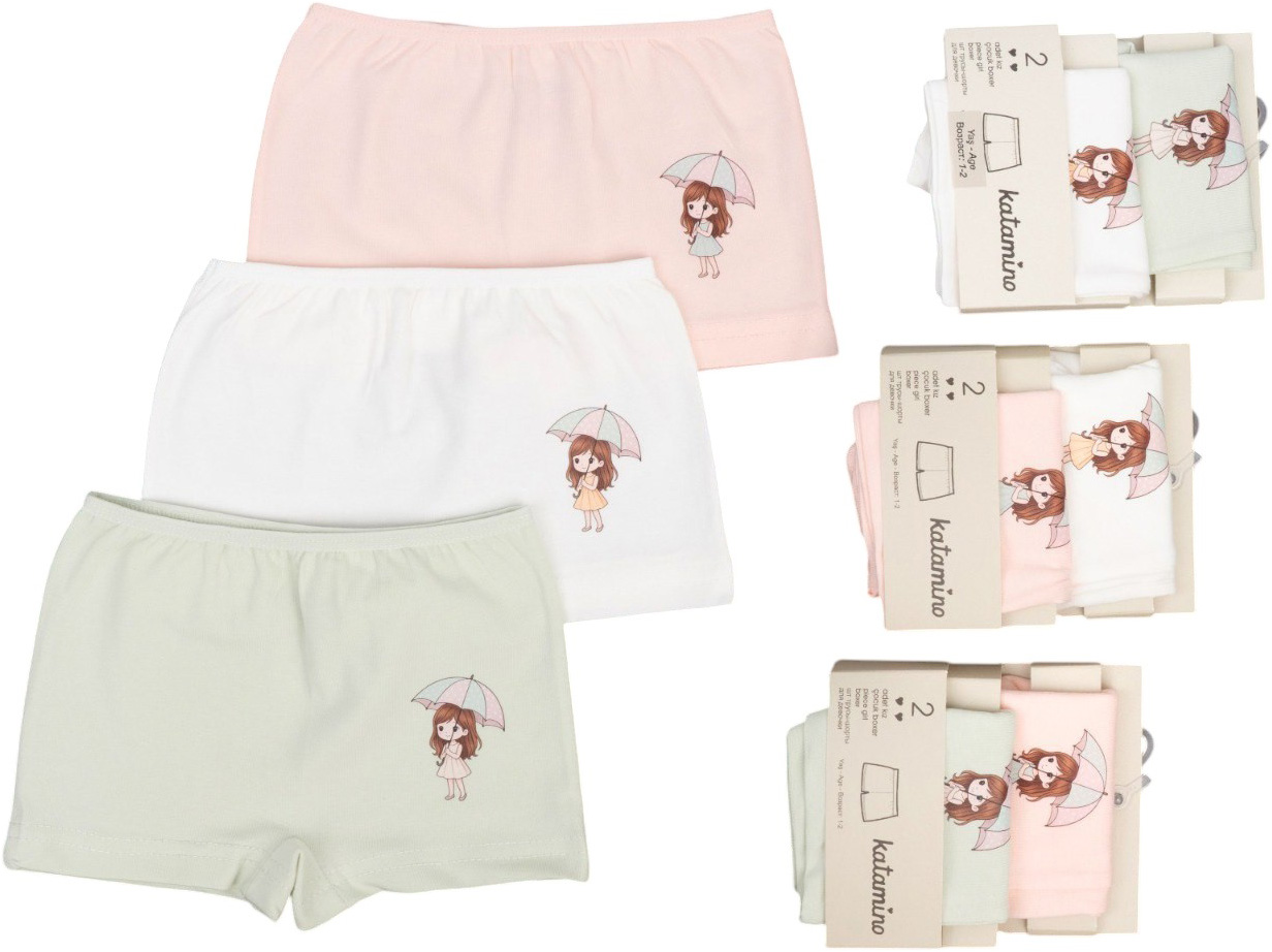 Set panties 2pcs (pack of 6 sets) Fresko