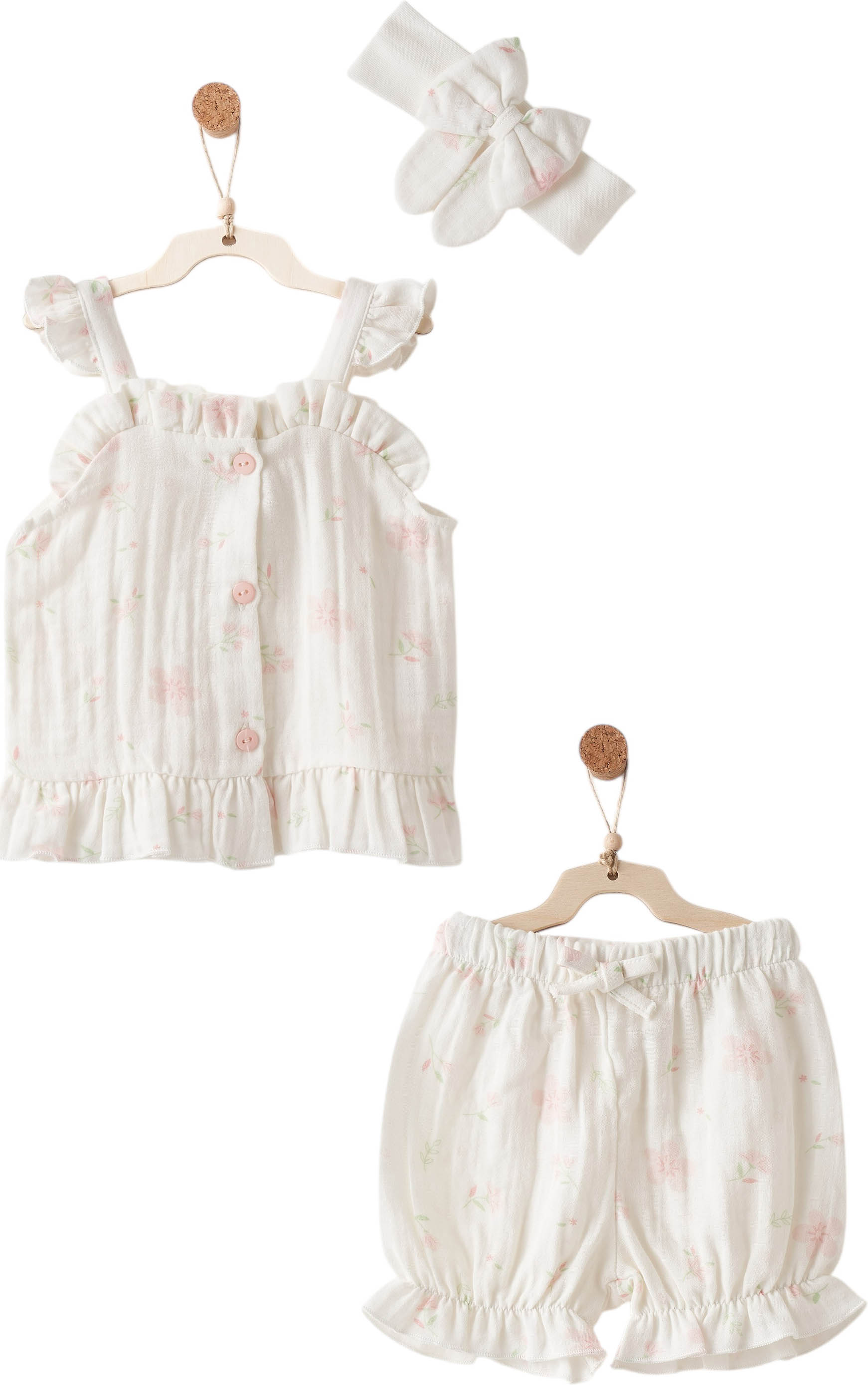 Set T-shirt+shorts+bandage, series LOVELY DAY. (Expected on 02/27/2026) Set T-shirt+shorts+bandage, series LOVELY DAY. (Expected on 02/27/2026)