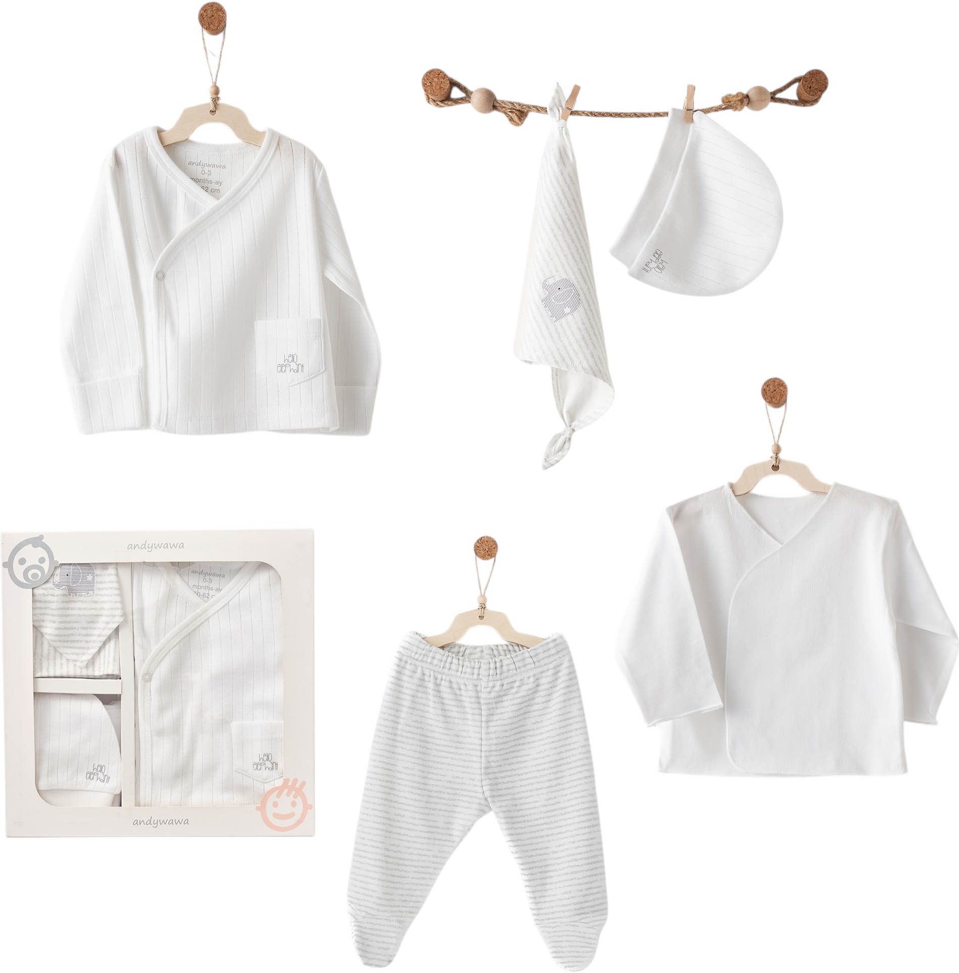 Set of 5 items, series HELLO ELEPHANT. (Expected on 01/30/2026) Set of 5 items, series HELLO ELEPHANT. (Expected on 01/30/2026)