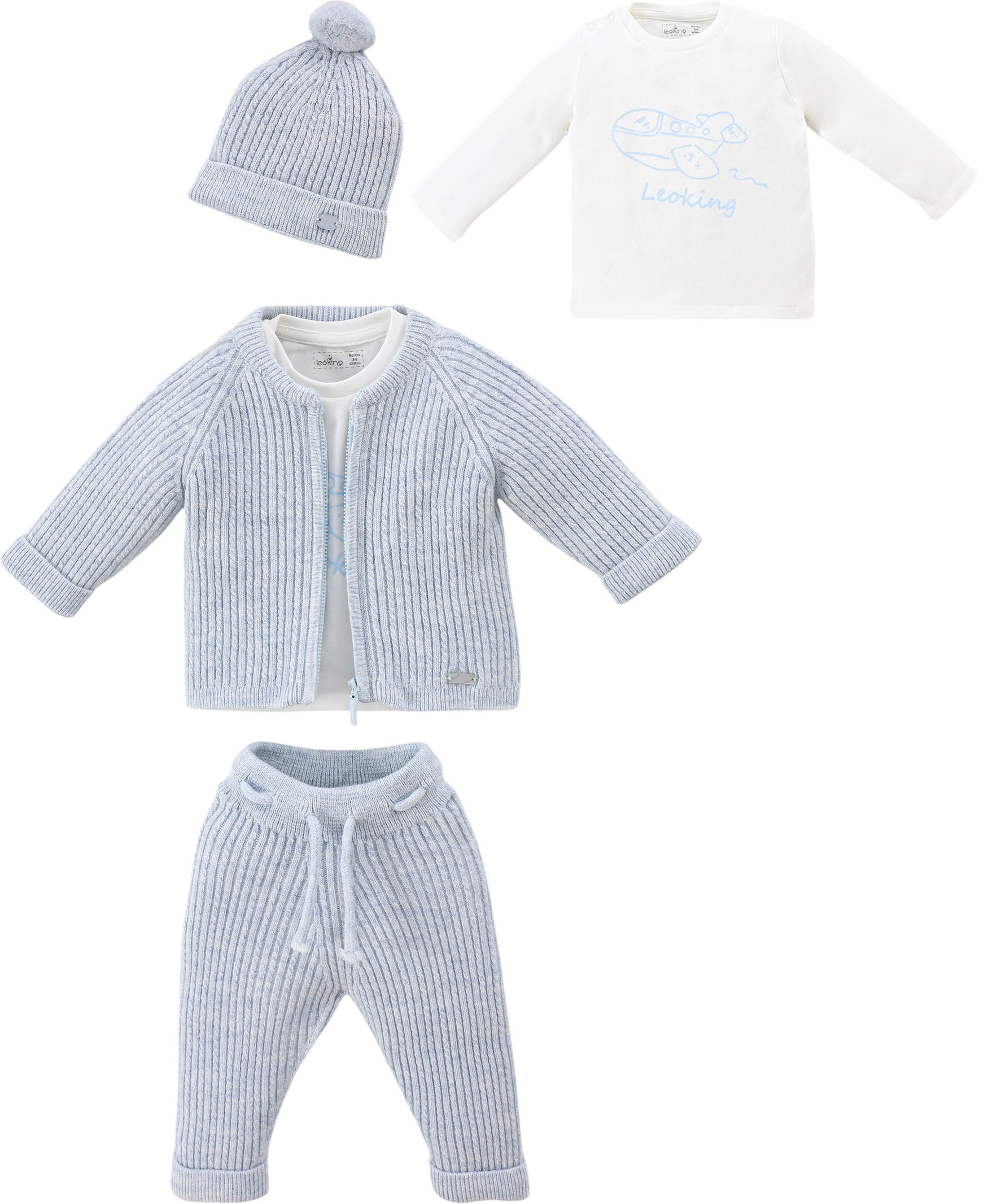 Set sweater+sweater+pants+hat
