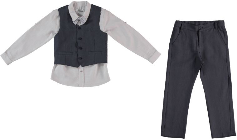 Set shirt+vest+pants