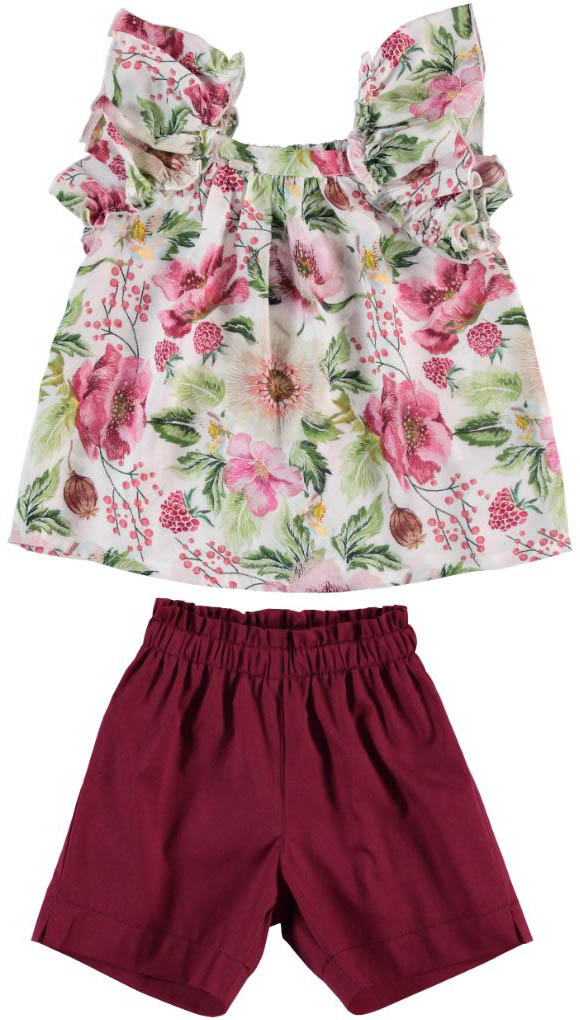 Set blouse+shorts