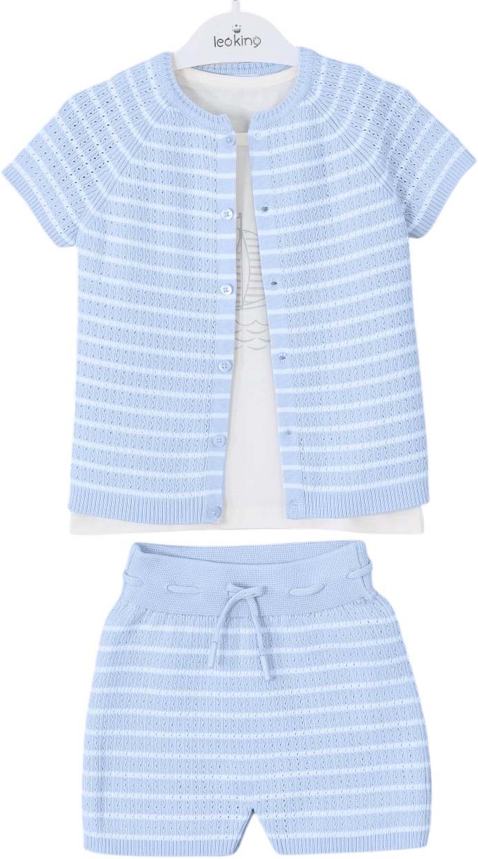 Set sweater+tank top+shorts