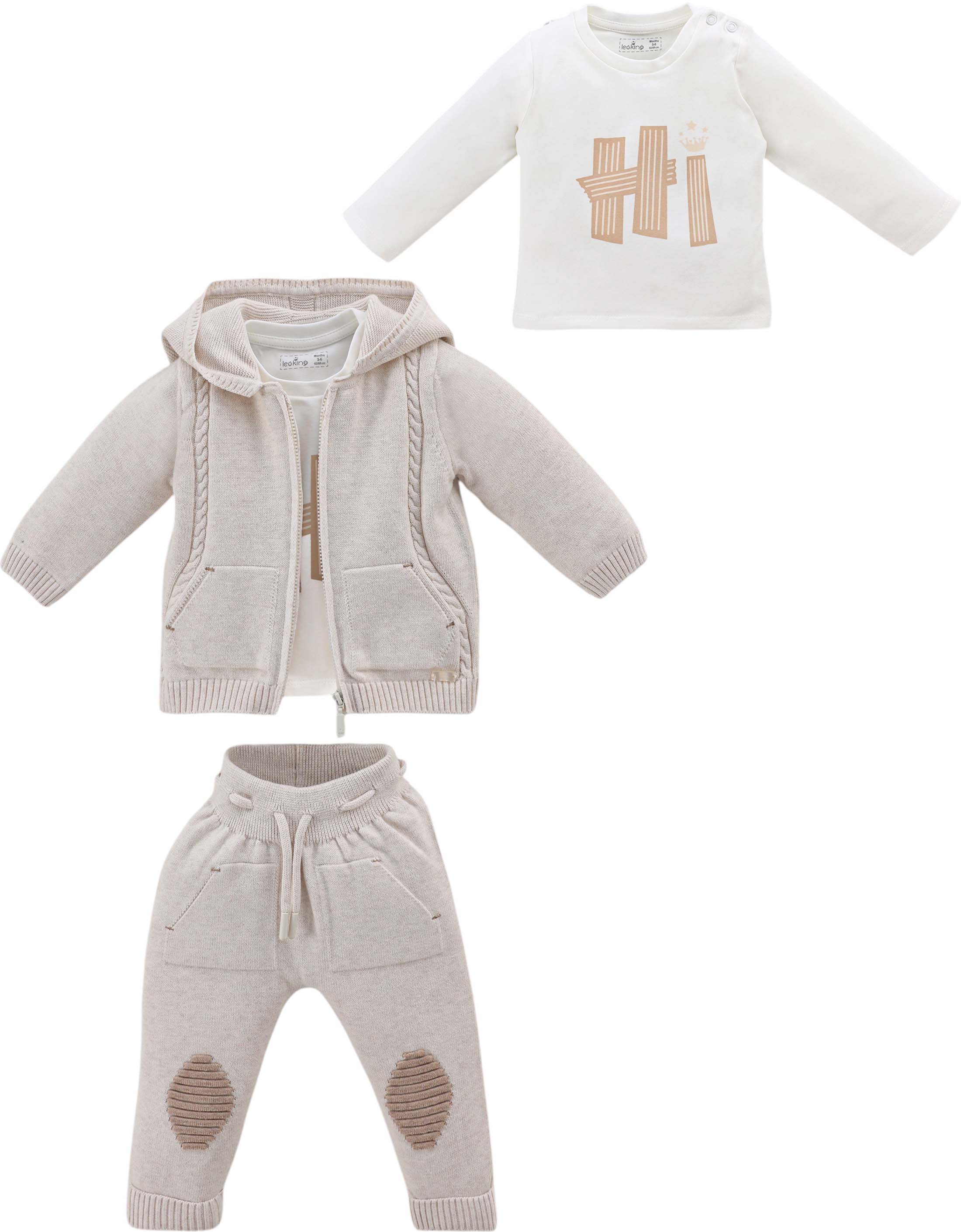Set sweater+sweater+pants