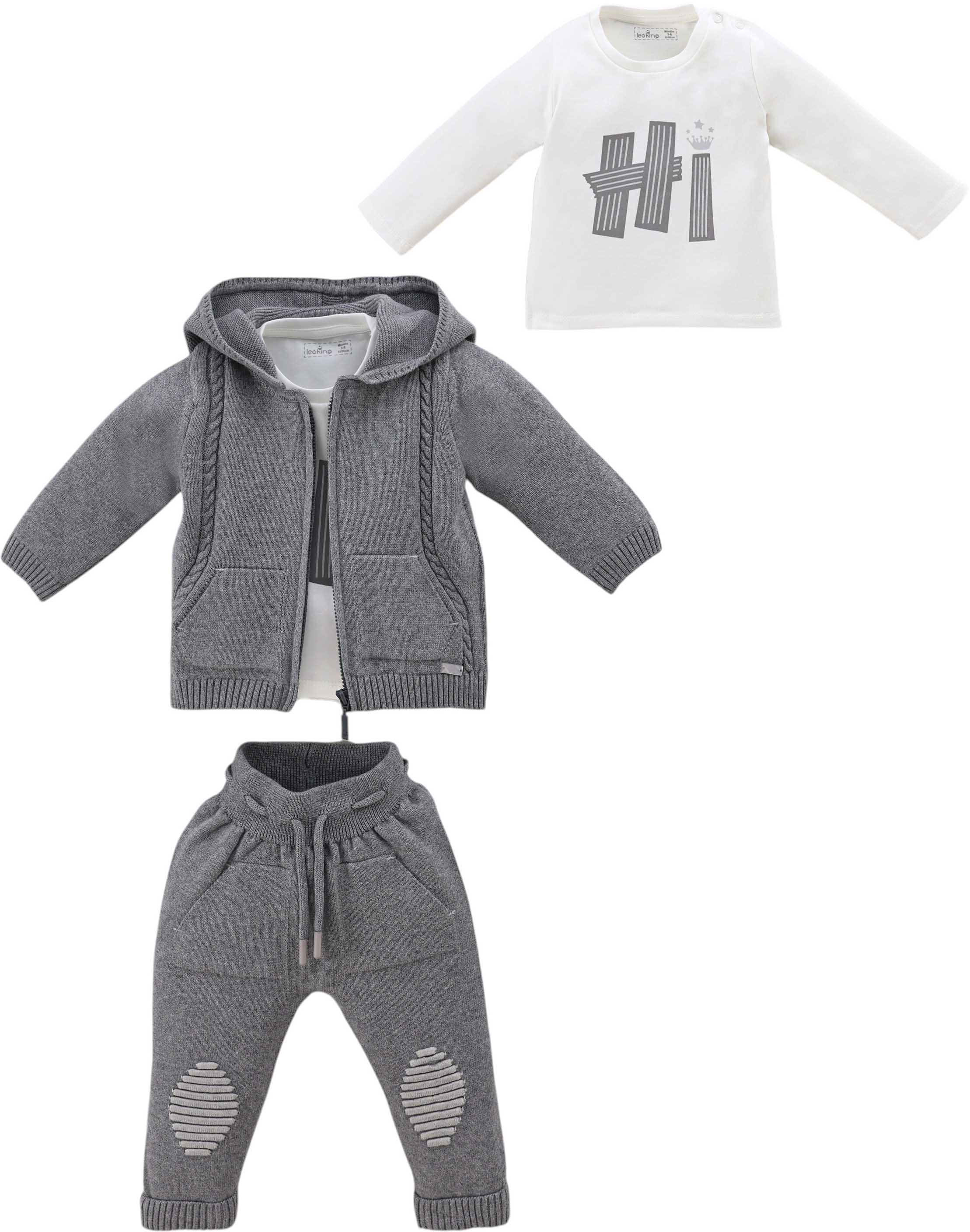 Set sweater+sweater+pants