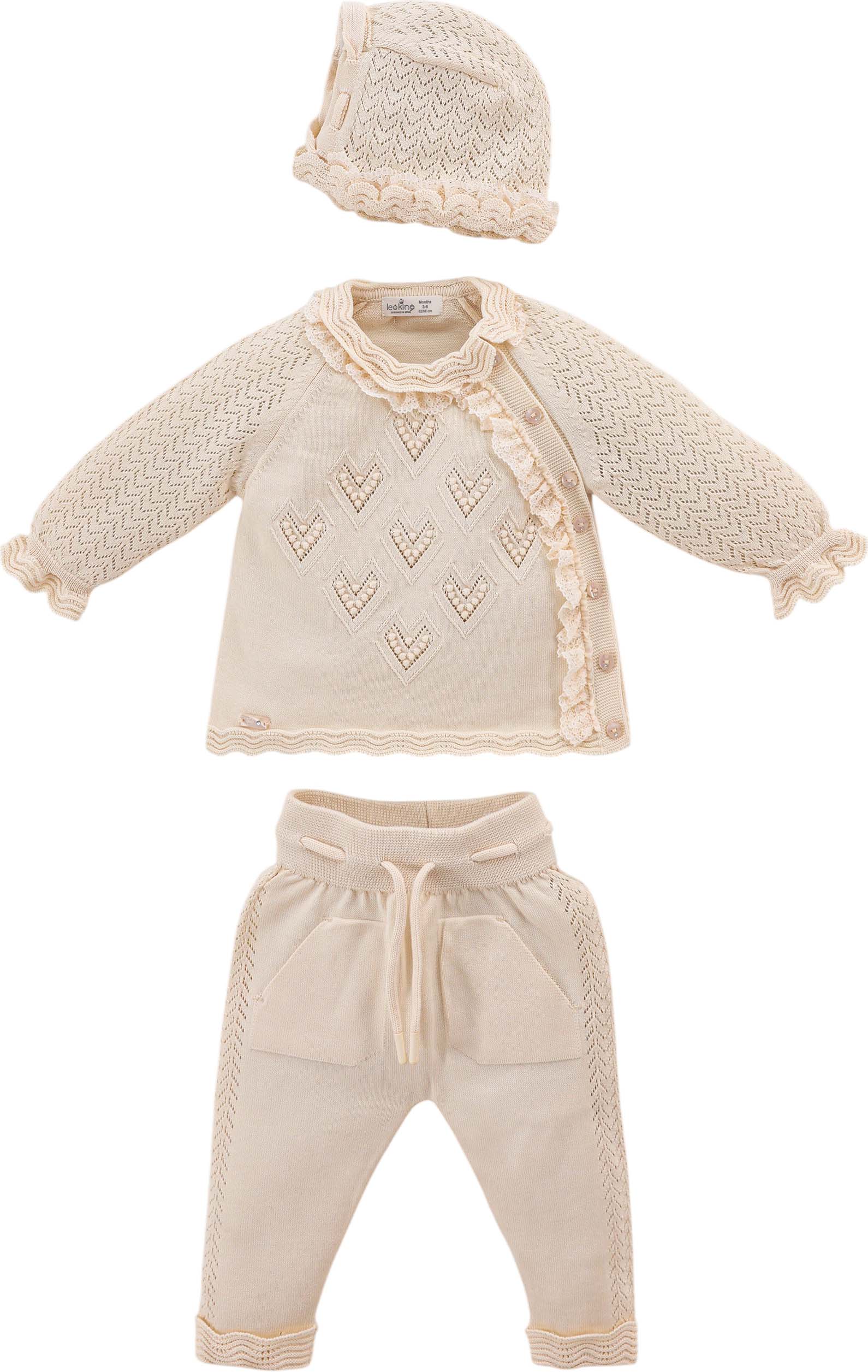 Set sweater + hat + pants