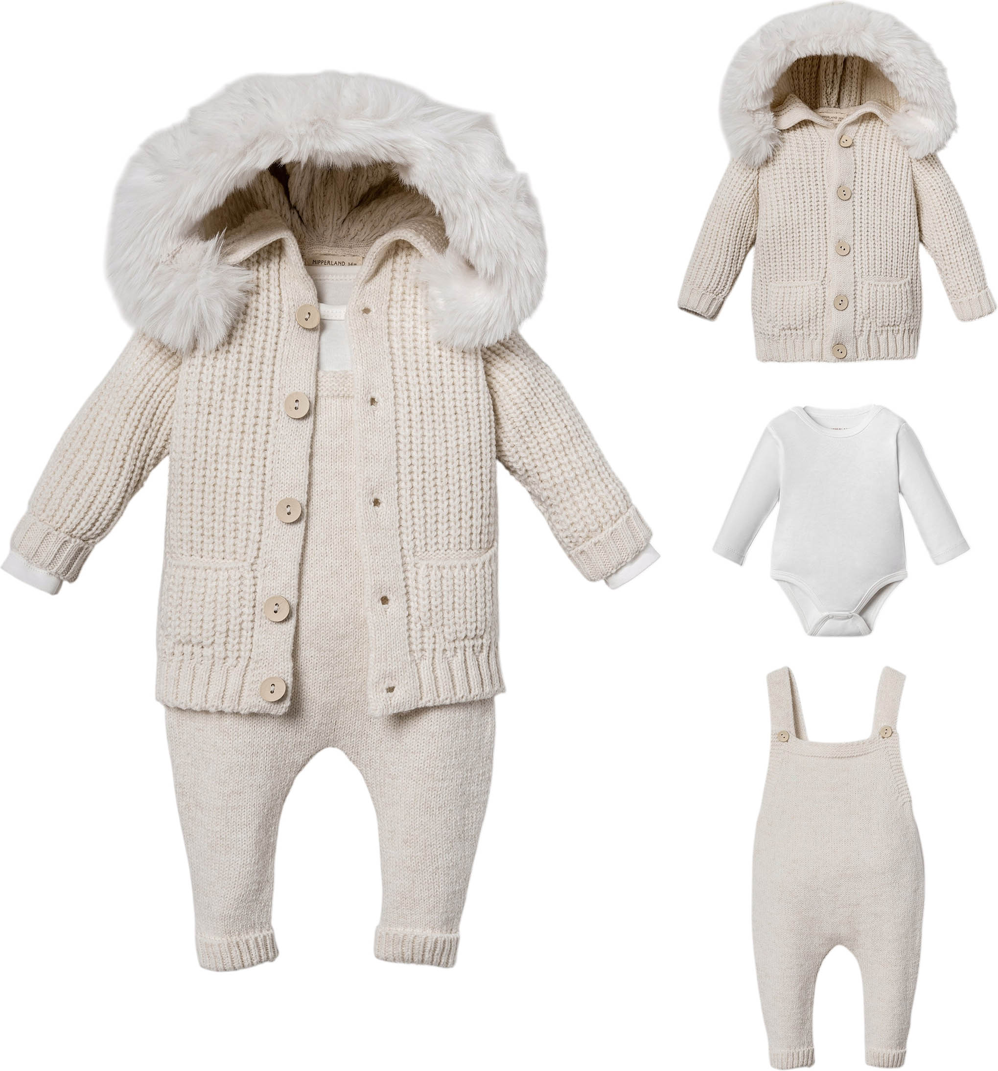 Set sweater+body+overalls Set sweater+body+overalls