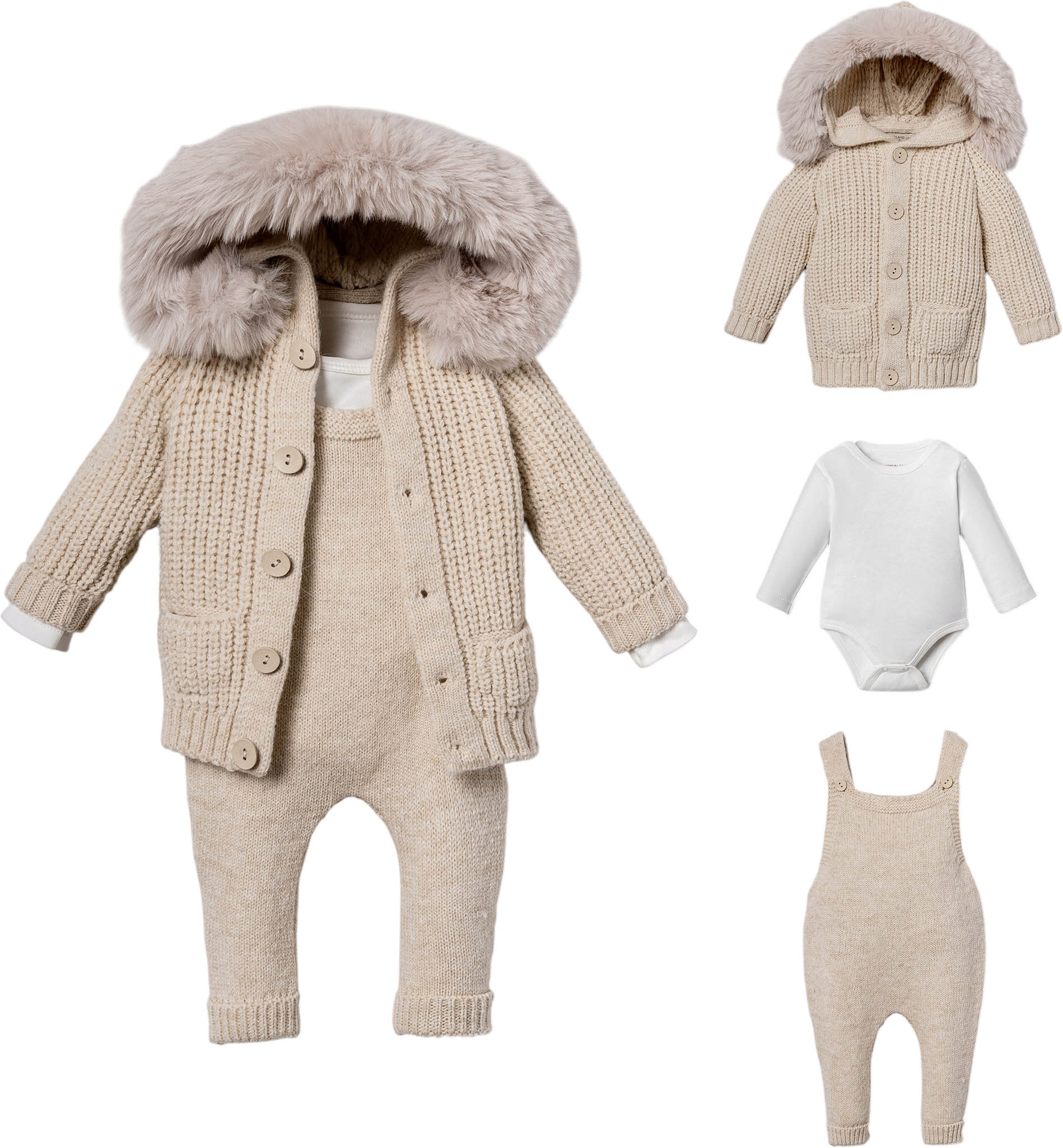 Set sweater+body+overalls Set sweater+body+overalls