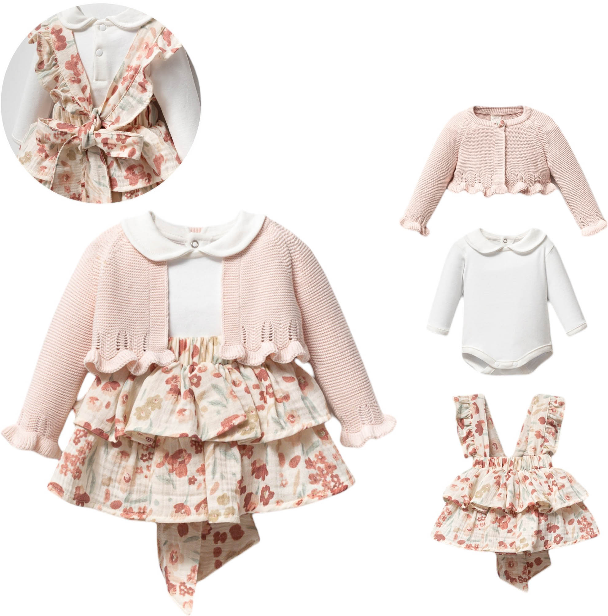 Set sweater+body+skirt