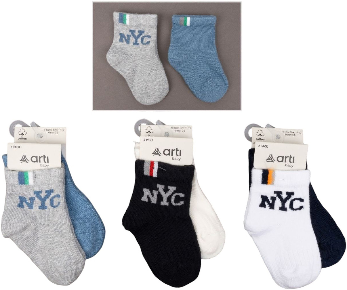 Socks cotton set 2 pairs (pack of 6 sets) Fosil
