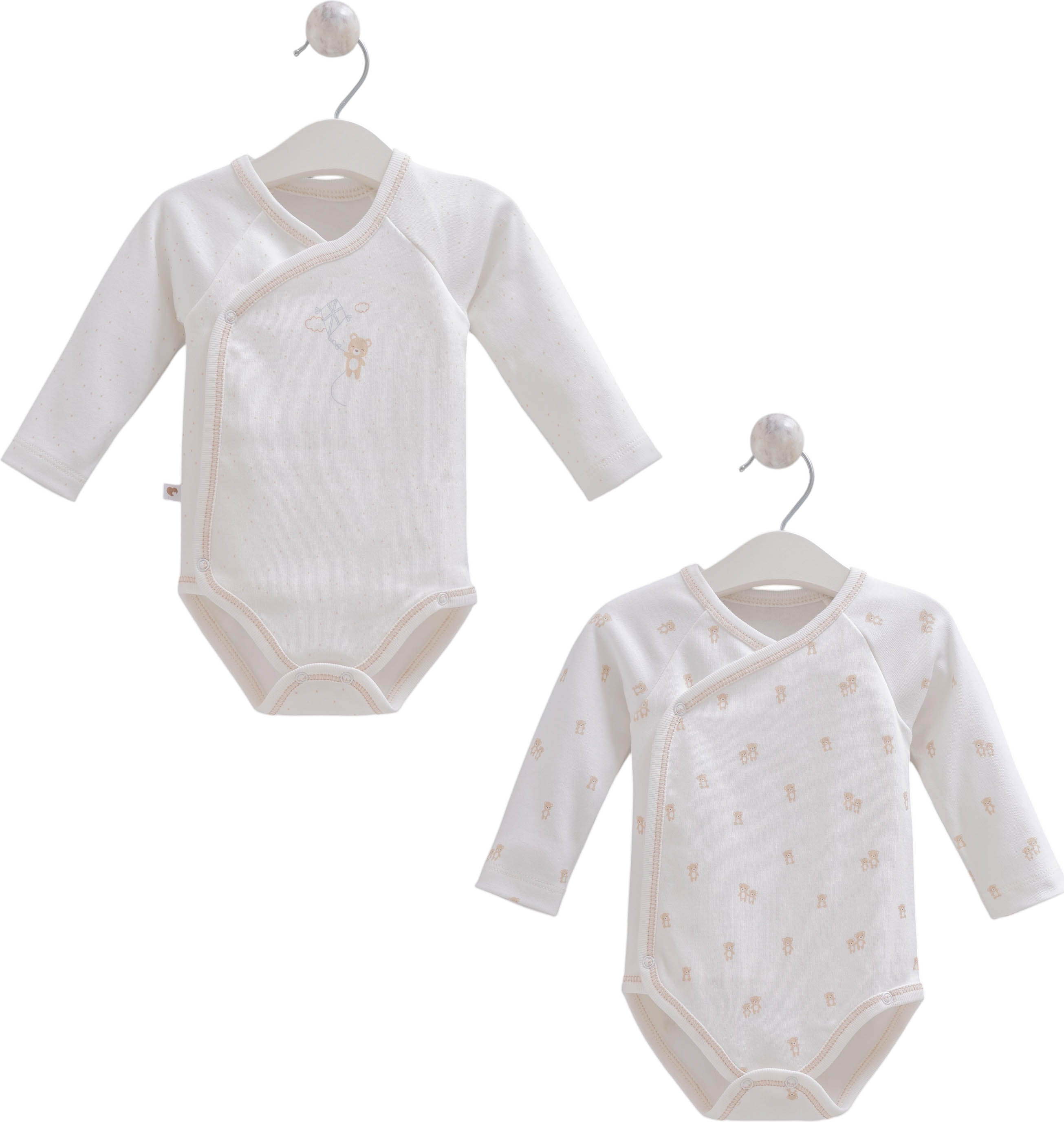 Body set 2pcs (pack of 4 sets), series NEW BORN BOY