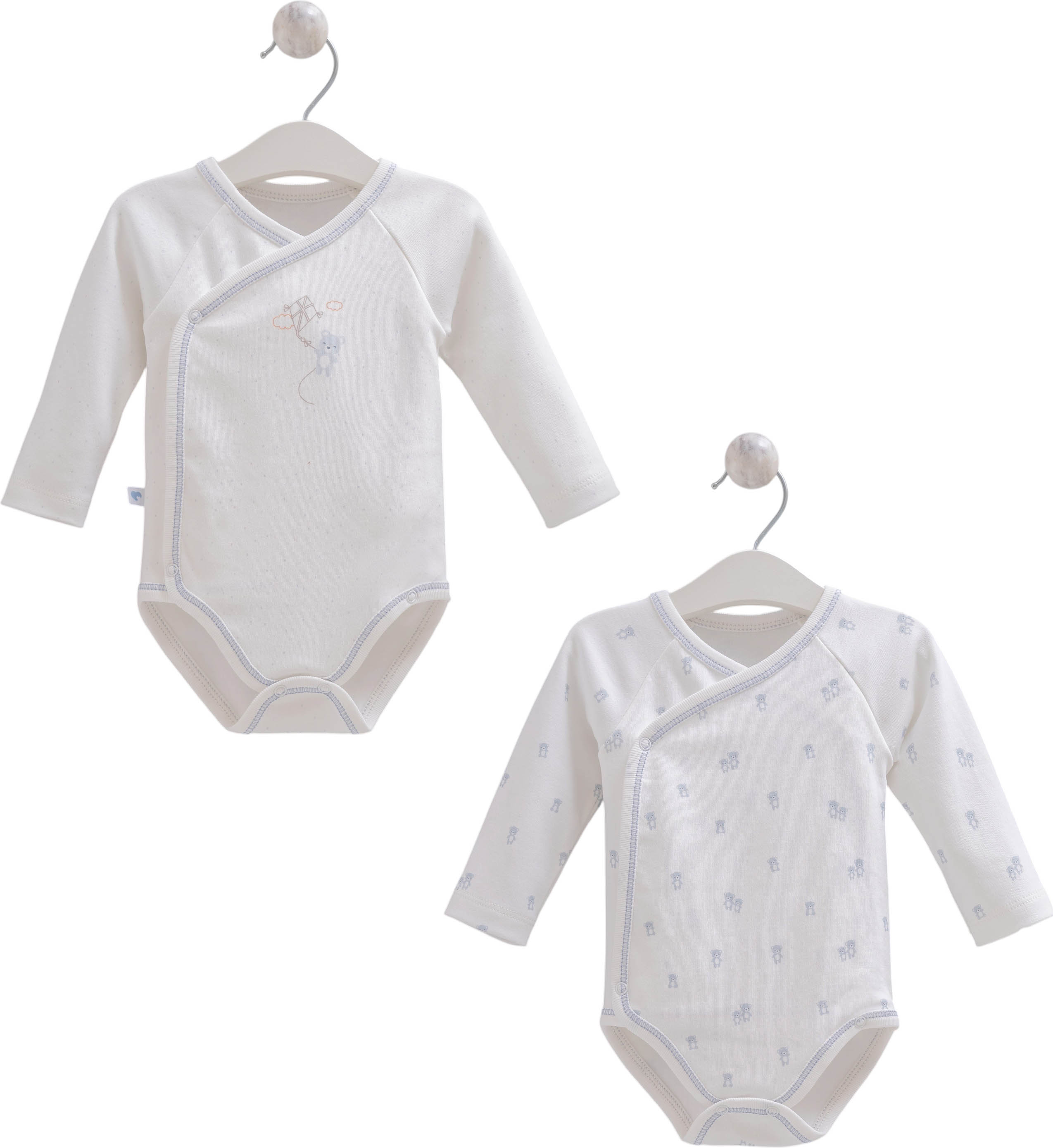 Body set 2pcs (pack of 4 sets), series NEW BORN BOY