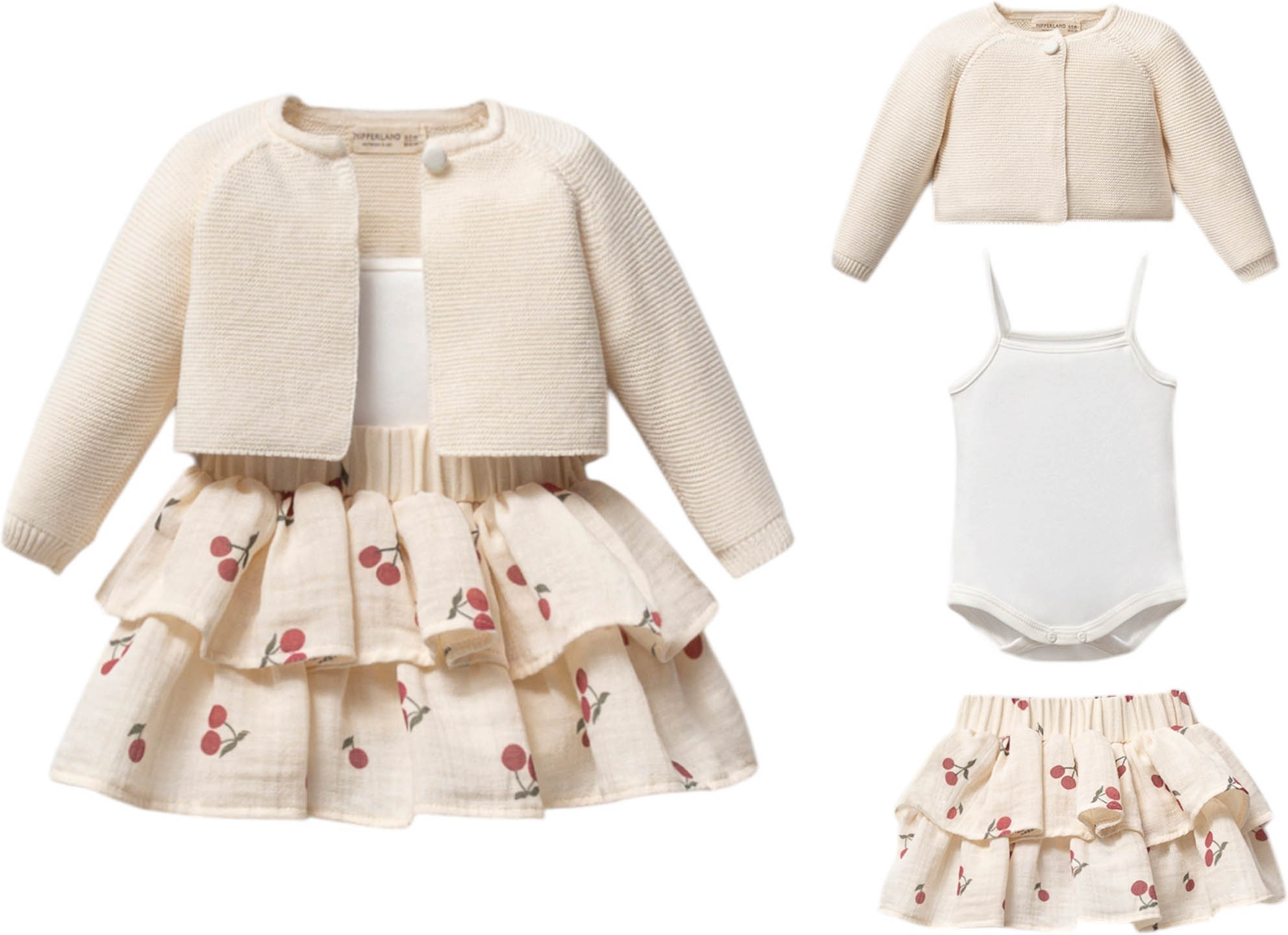 Set sweater+body+skirt