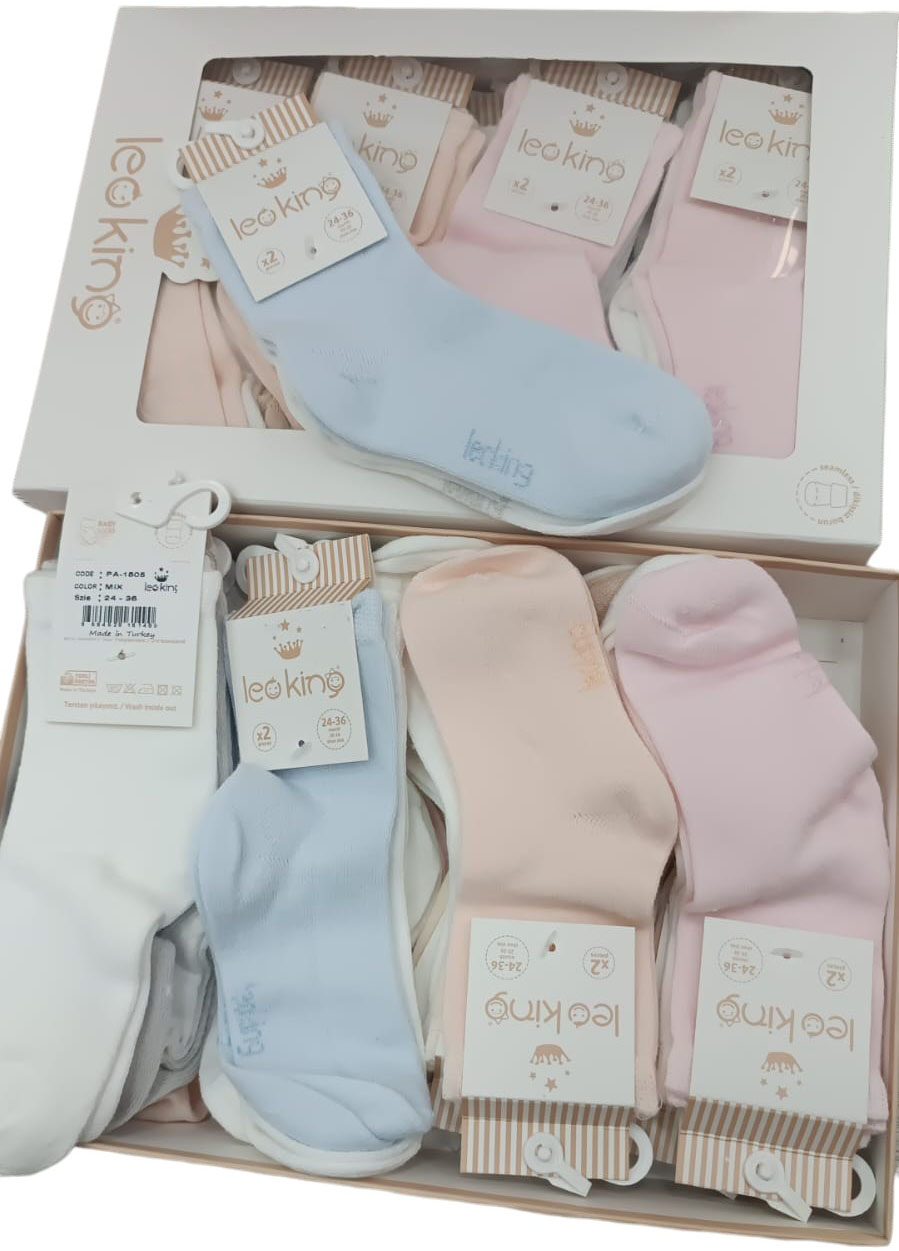 Socks set 2 pairs (pack of 12 sets)