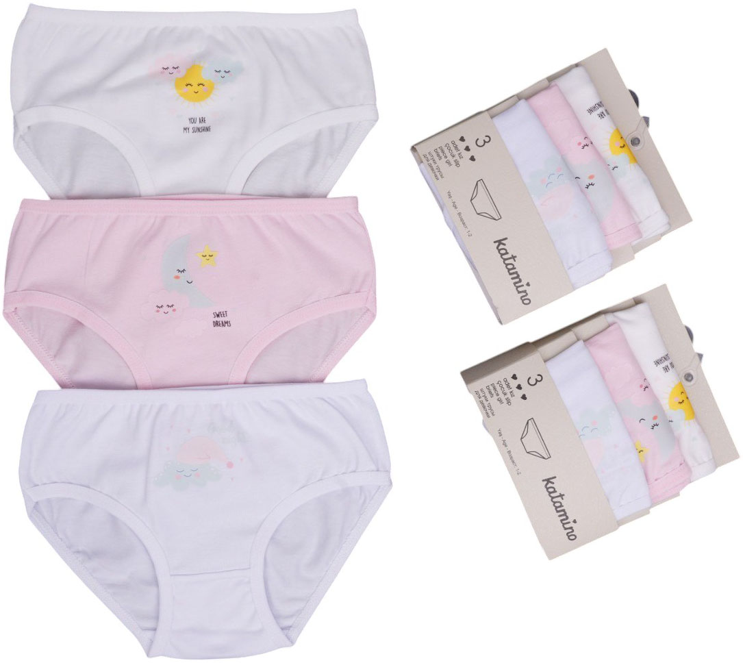 Set panties 3pcs (pack of 4 sets) Beryu