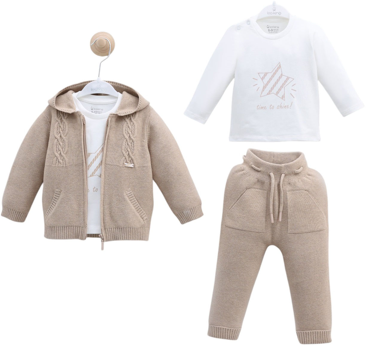 Set sweater+sweater+pants