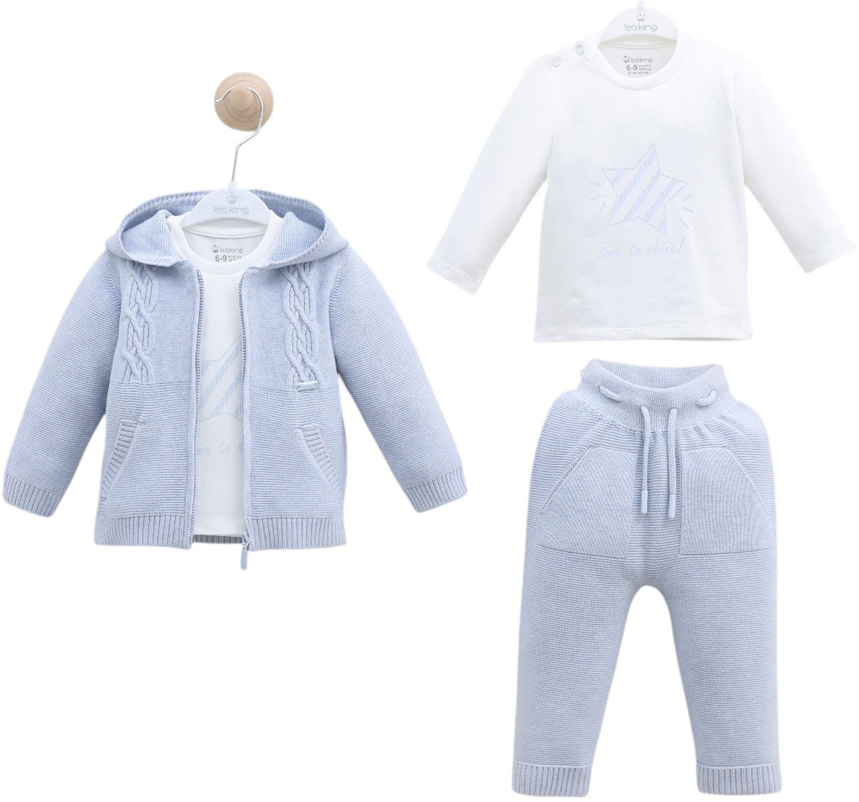 Set sweater+sweater+pants