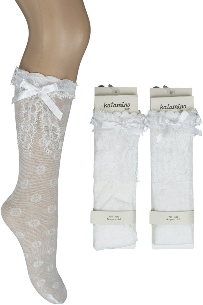 Knee high socks cotton Hinata